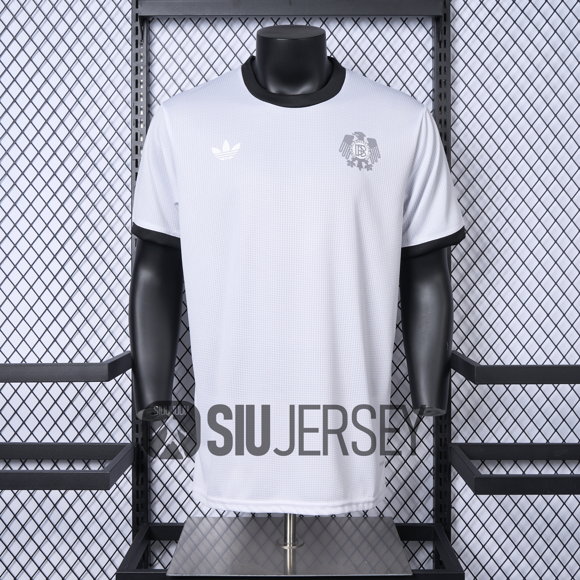 SIUjerseys-Germany 2025 White Retro Style Jersey - Player Version