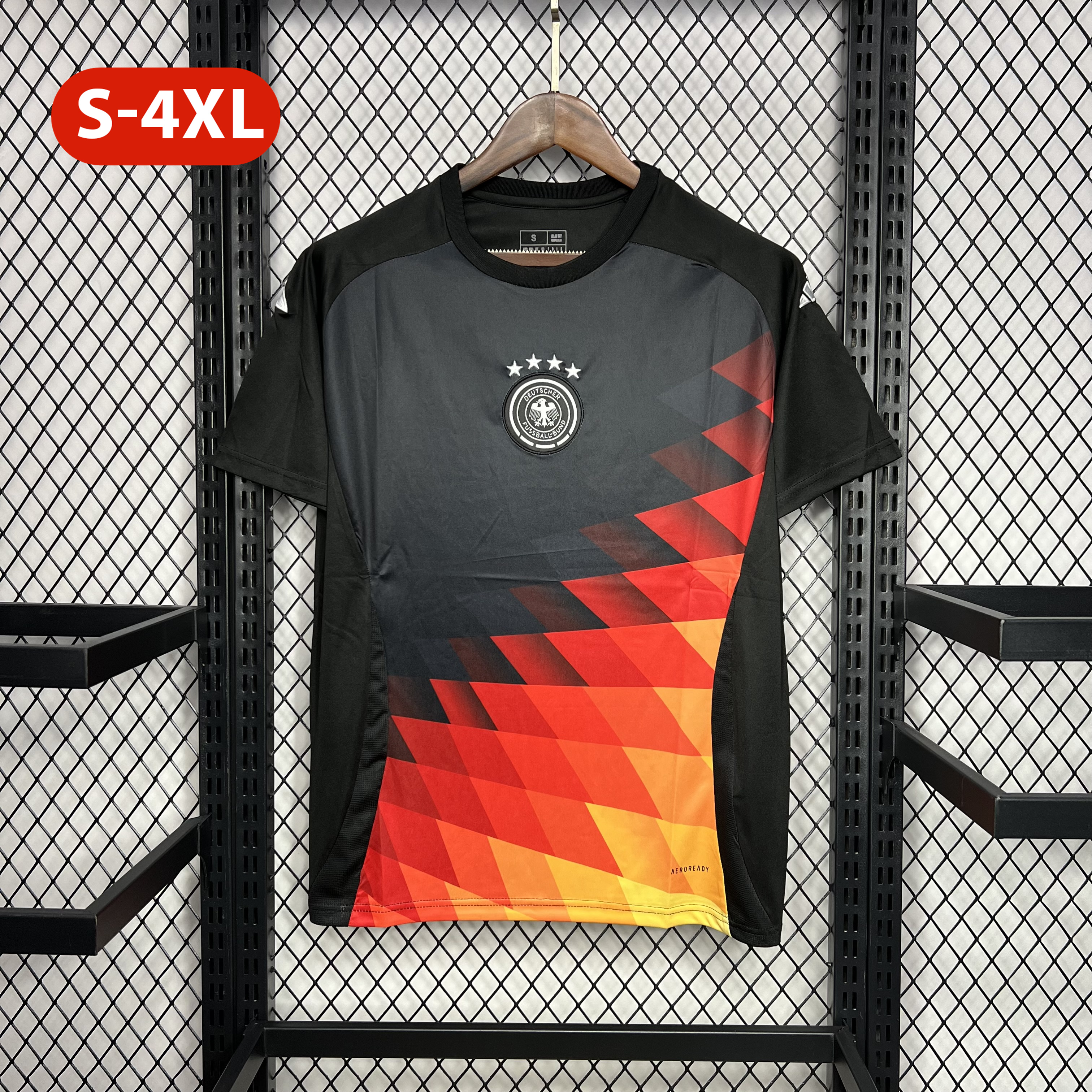 JerseysGala.com | Germany 2024 Pre-Match Training Jersey - Fans Version -Customize Name, Number and Patch | Worldwide Shipping