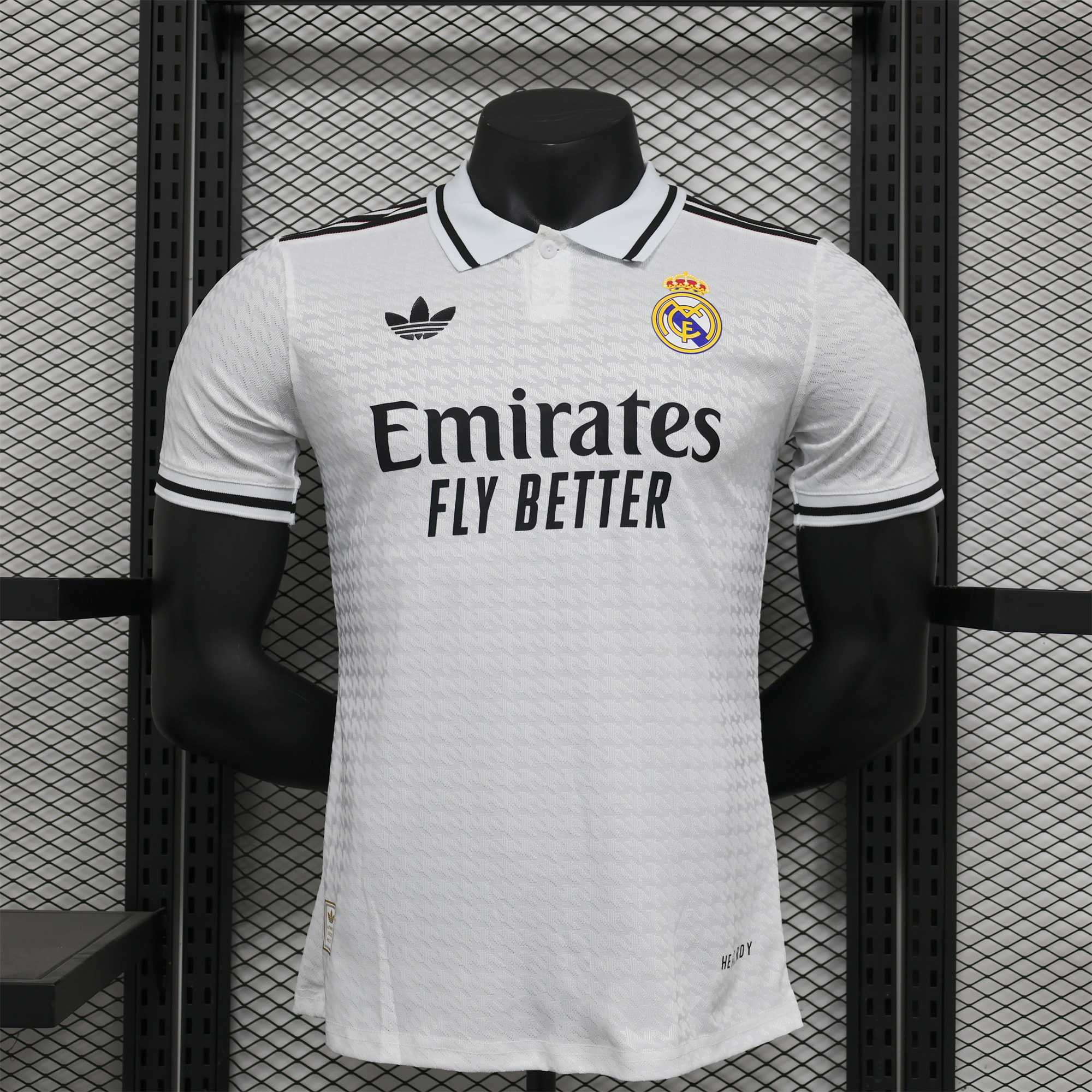 SIUjerseys-Real Madrid 24-25 Originals White POLO Jersey - Player Version