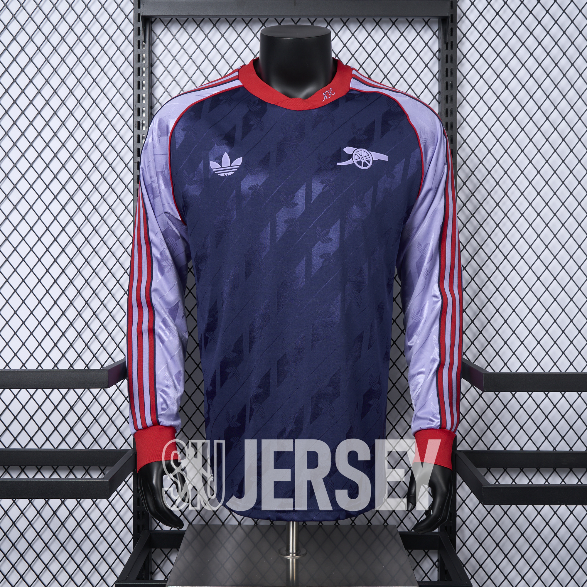 SIUjerseys-Arsenal 24-25 Originals LFSTLR Long Sleeve Purple Jersey - Player Version