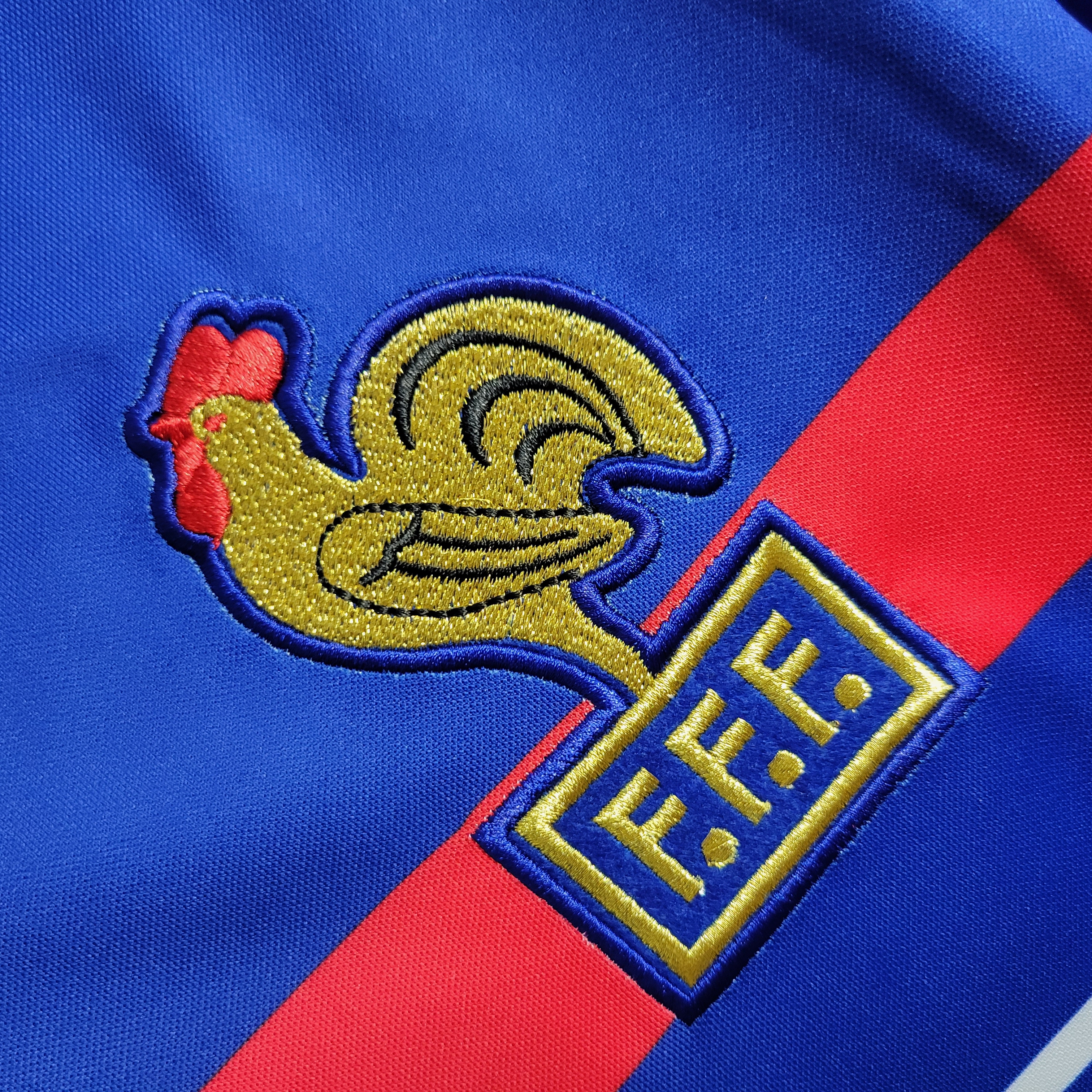 SIUjerseys-Retro France 1984 Home Stadium Jersey