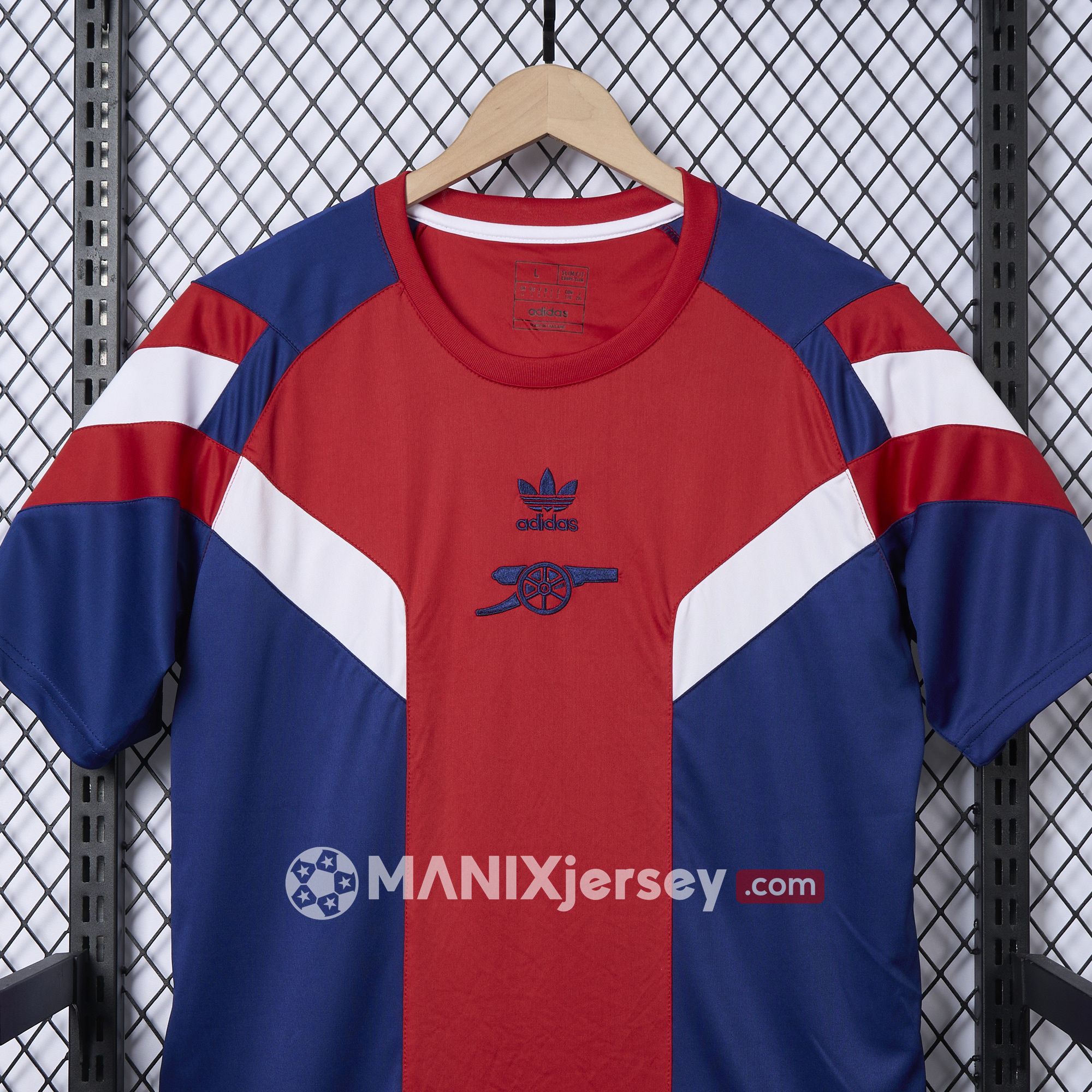 ManixJersey.com | Arsenal 24-25 Originals LFSTLR Purple and Red Jersey - Fans Version -Customize Name, Number and Patch | Worldwide Shipping