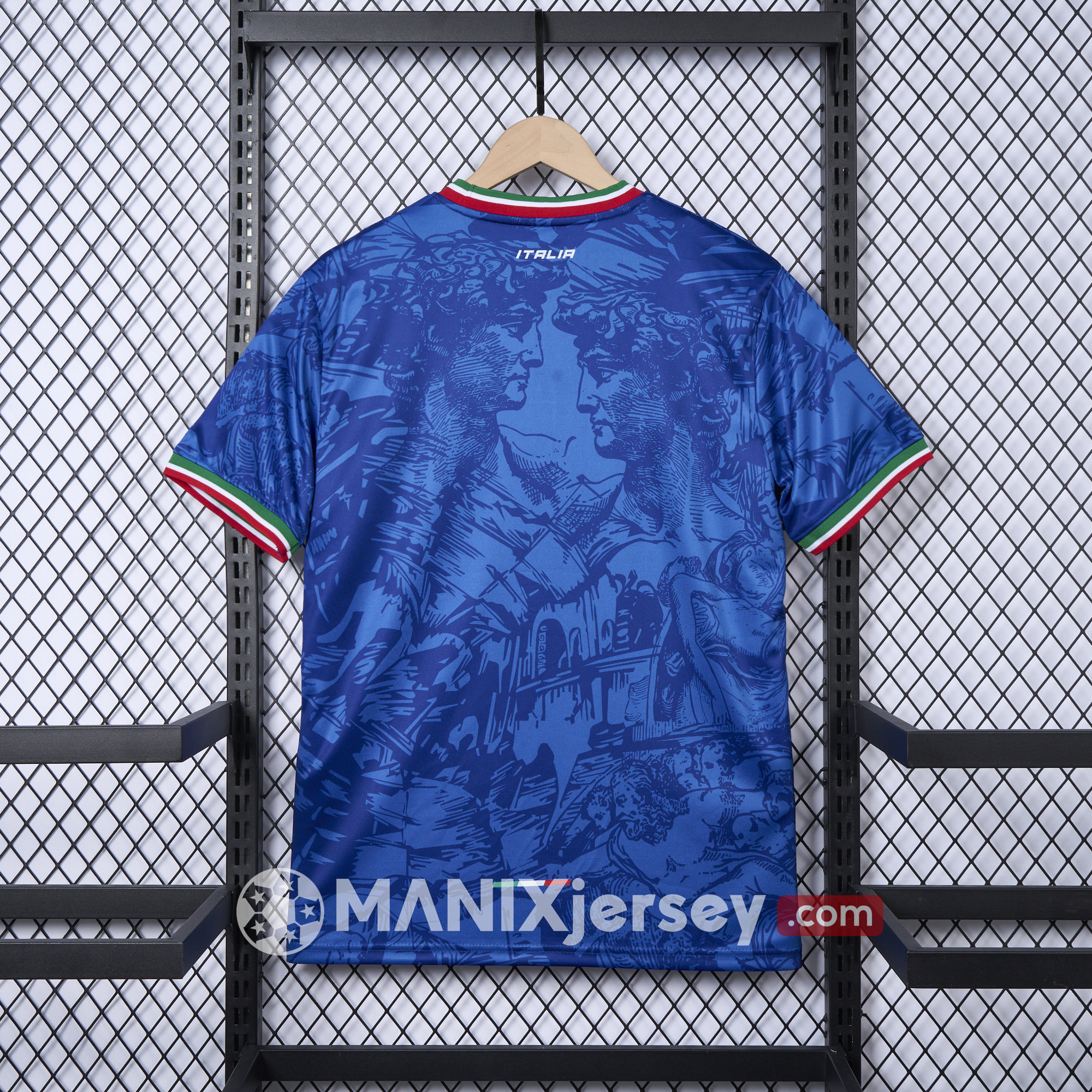 ManixJersey.com | Italy 2024 Blue Special Edition Jersey - Fans Version -Customize Name, Number and Patch | Worldwide Shipping