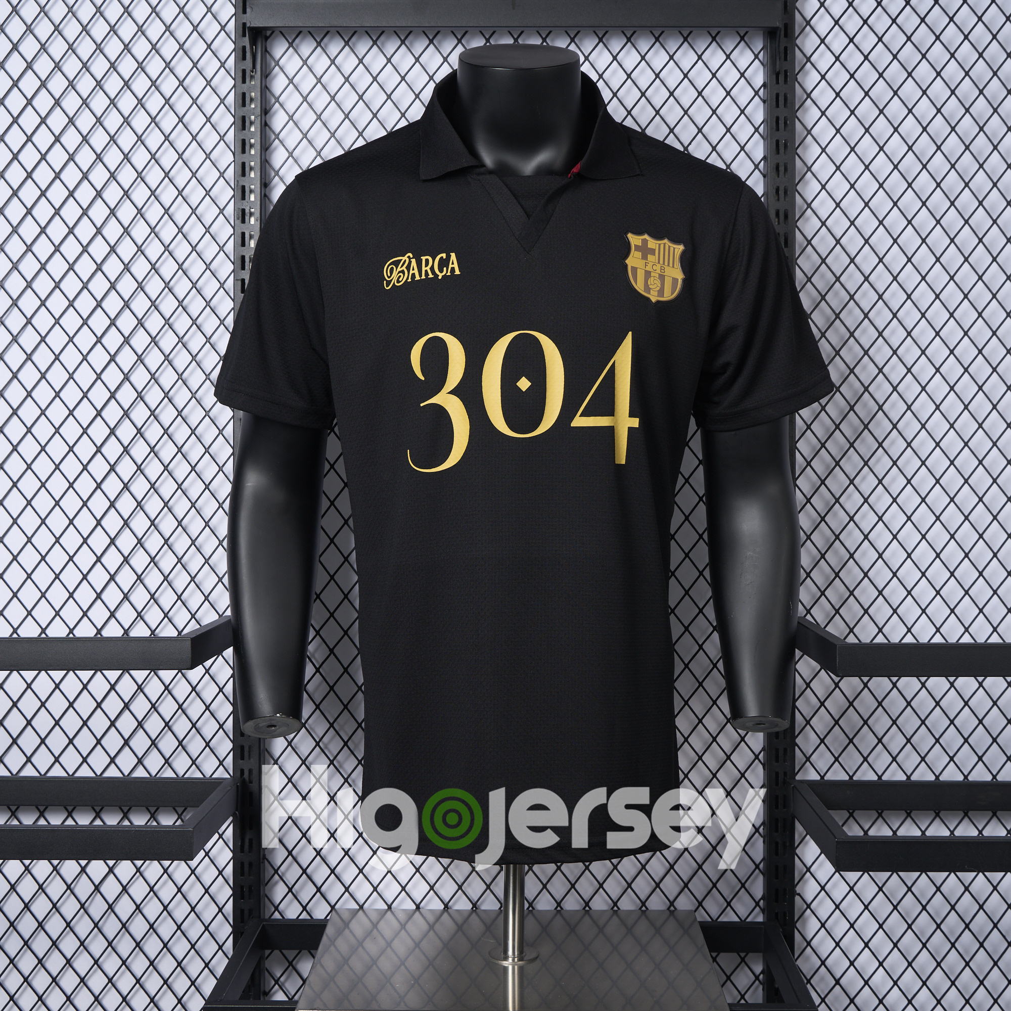 Higojerseys-Barcelona 24-25 Yamal Anniversary Black Jersey - Player Version