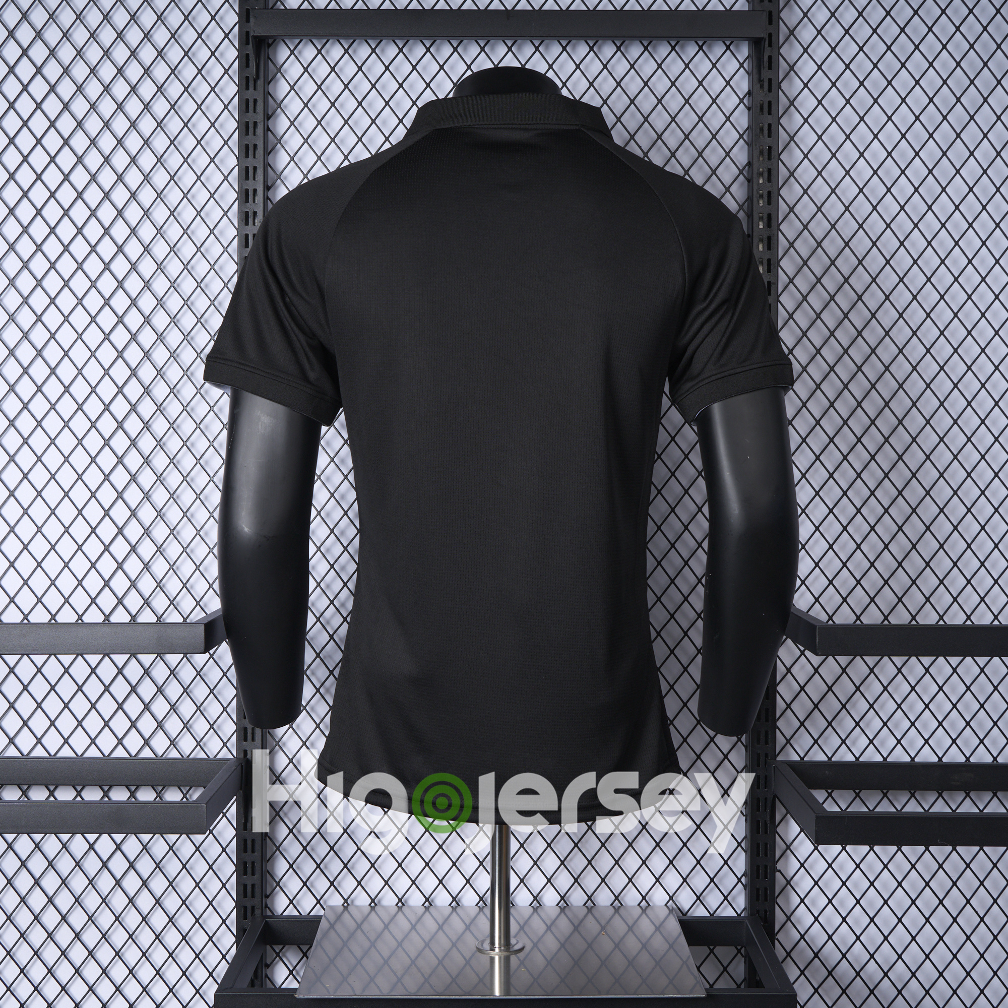 Higojerseys-Marseille 24-25 125th Anniversary Black Jersey - Player Version