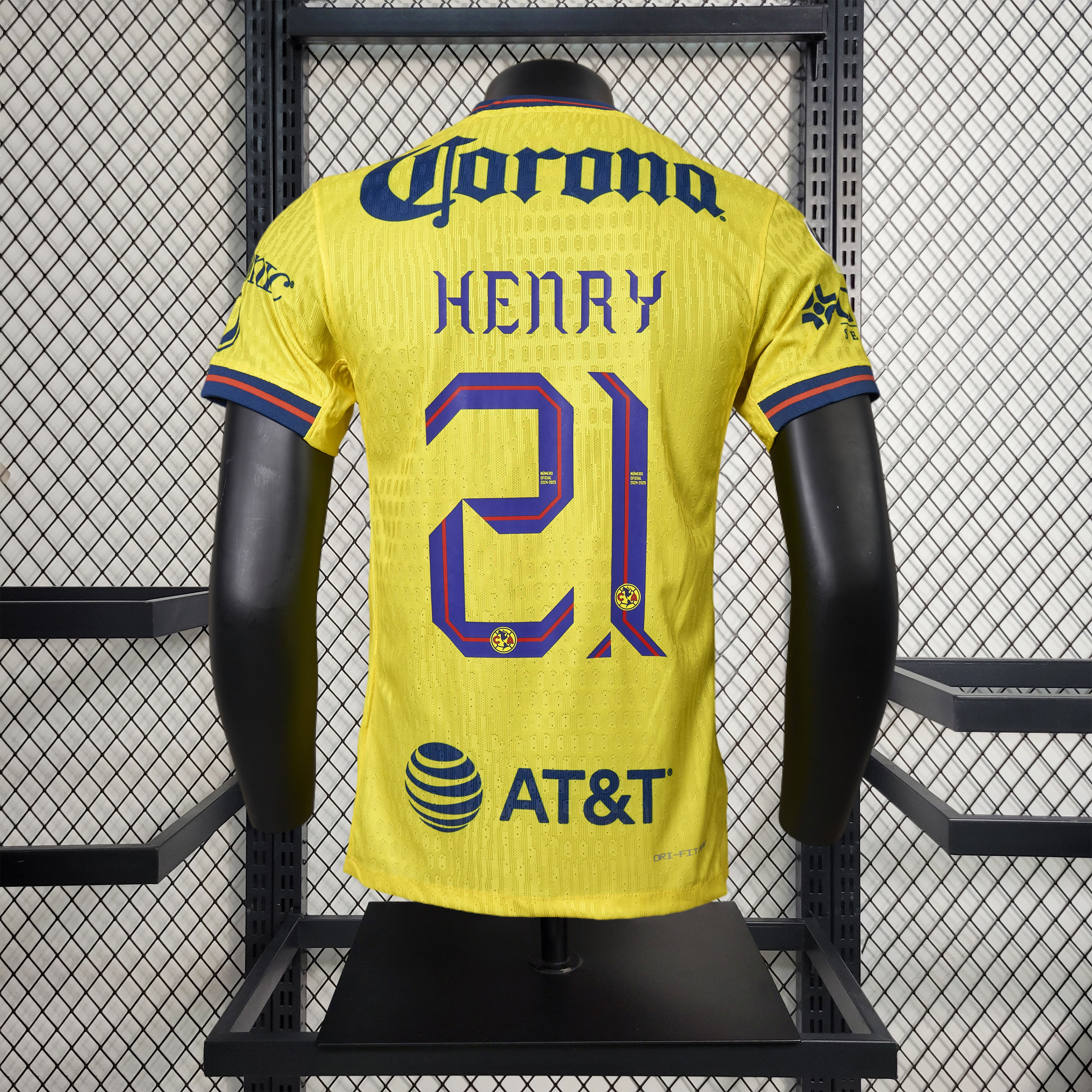 unitedfutballjersey-Club América 24-25 Home Stadium Jersey - Player Version