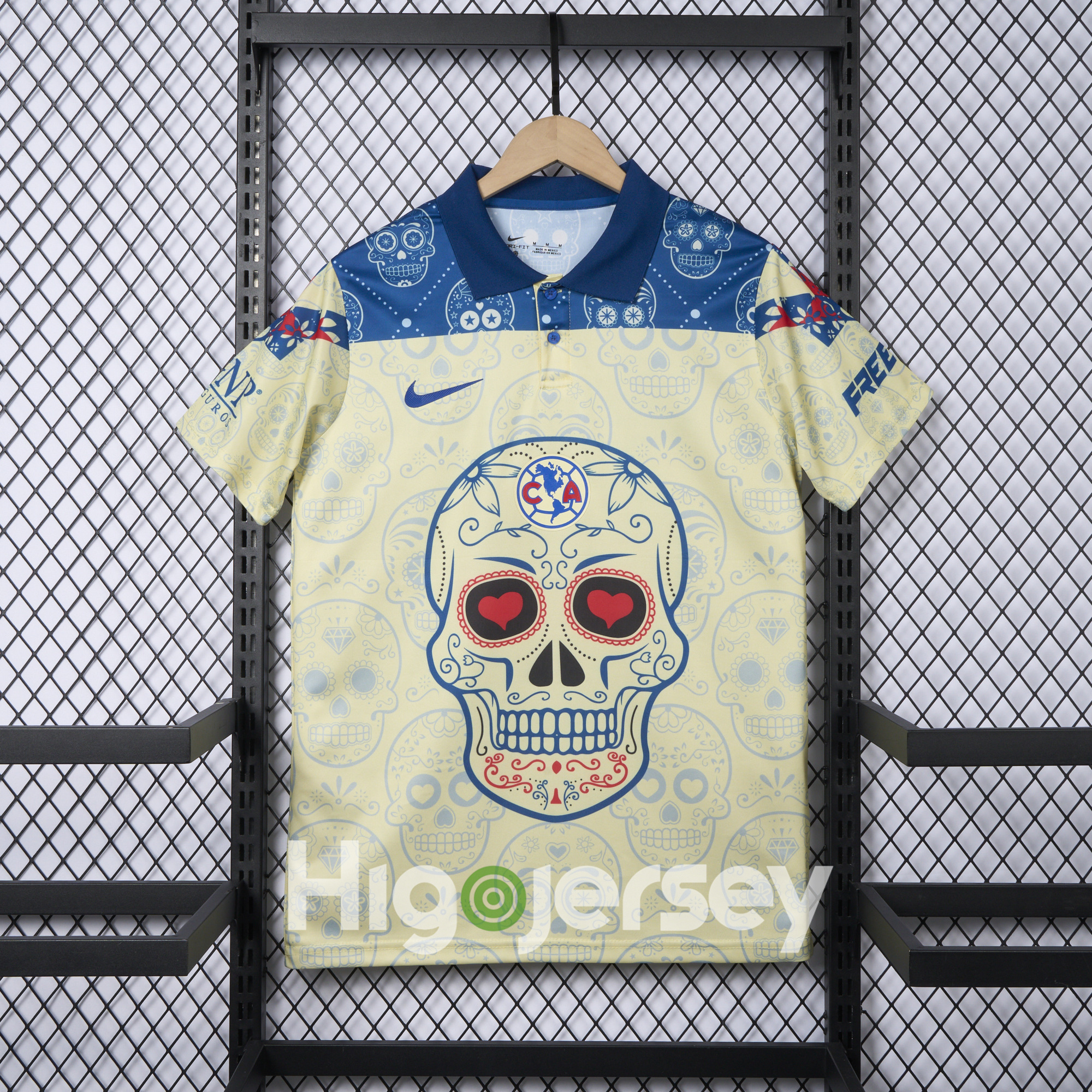 Higojerseys-Club América 24-25 Day of the Dead Special Edition Jersey - Fans Version