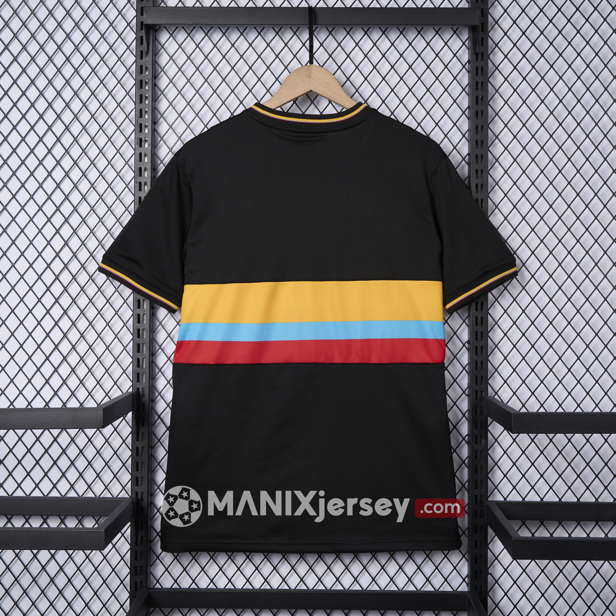ManixJersey.com | Colombia 2024 100th Anniversary Black Jersey - Fans Version -Customize Name, Number and Patch | Worldwide Shipping