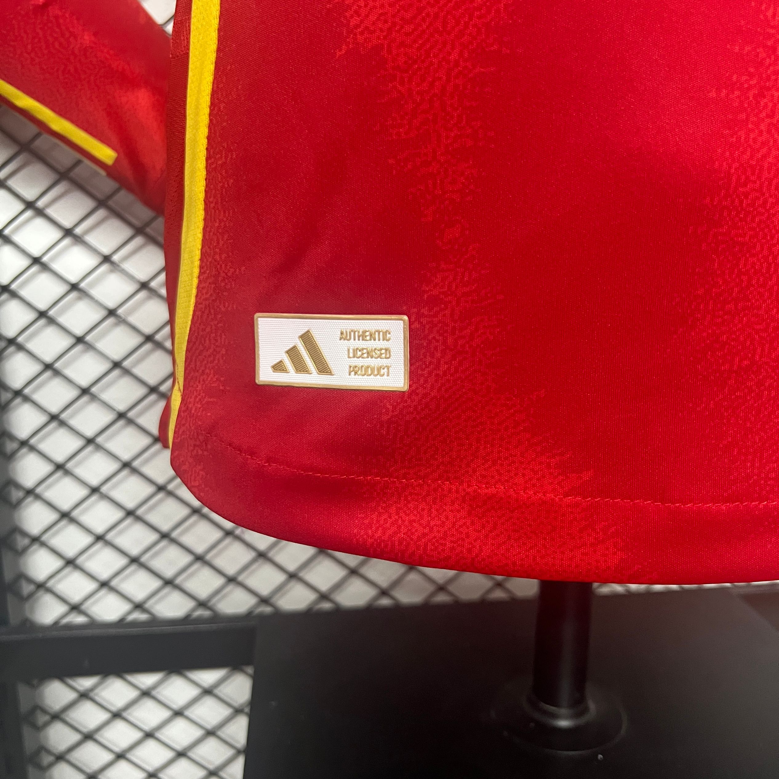 SIUjerseys-Spain 2024 Home Stadium Long Sleeve Jersey - Player Version