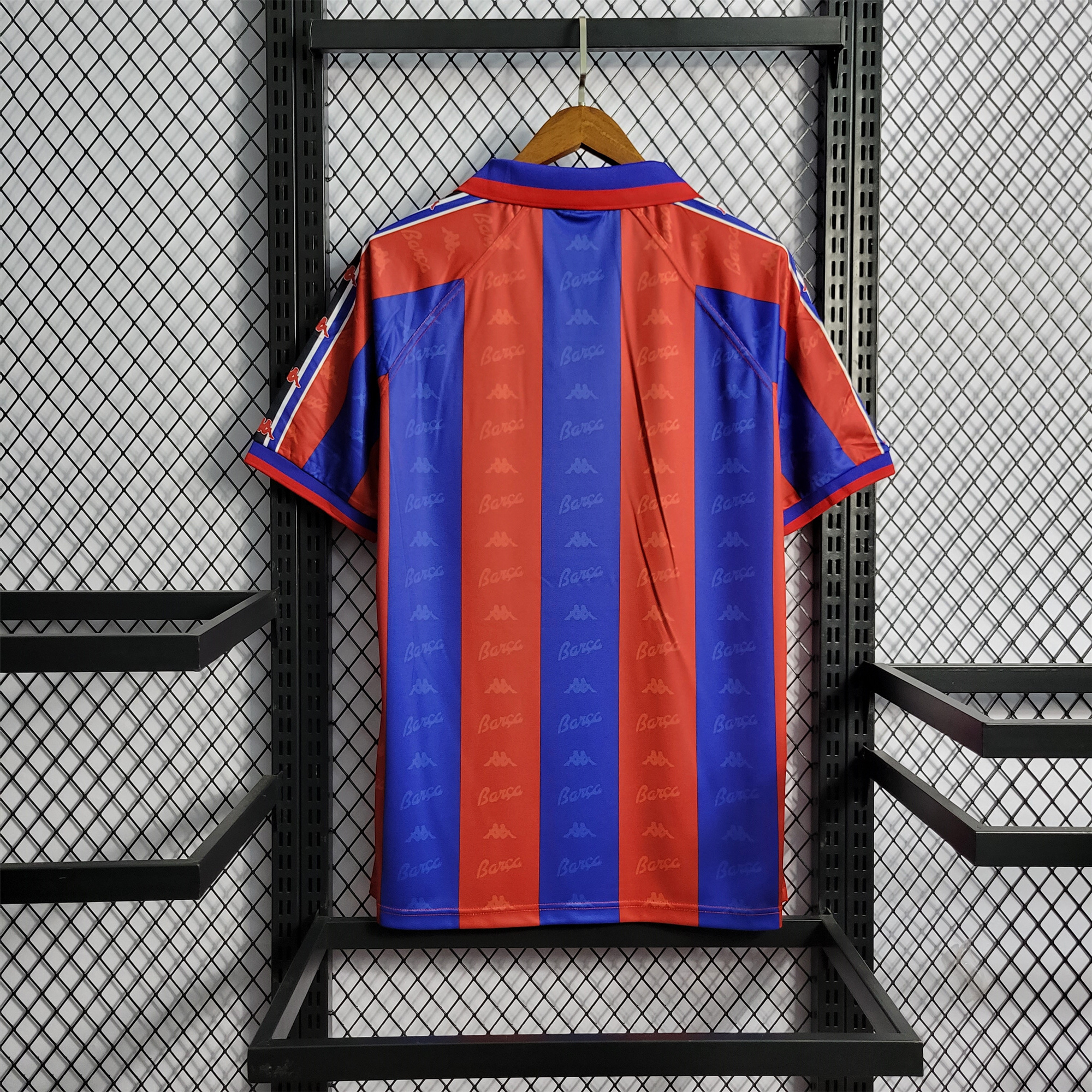 SIUjerseys-Retro Barcelona 96-97 Home Stadium Jersey
