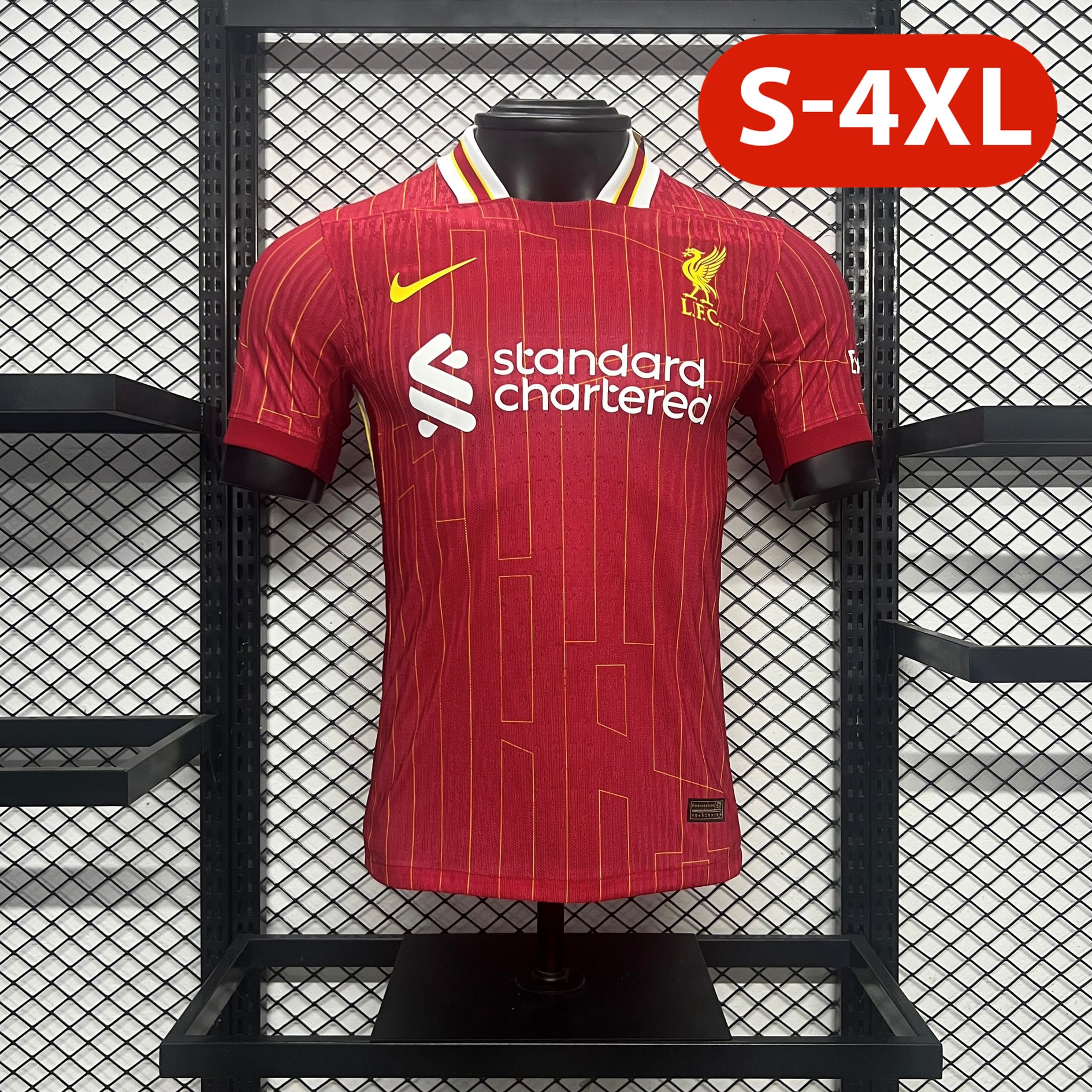 unitedfutballjersey-Liver.pool 24-25 Home Stadium Jersey - Player Version
