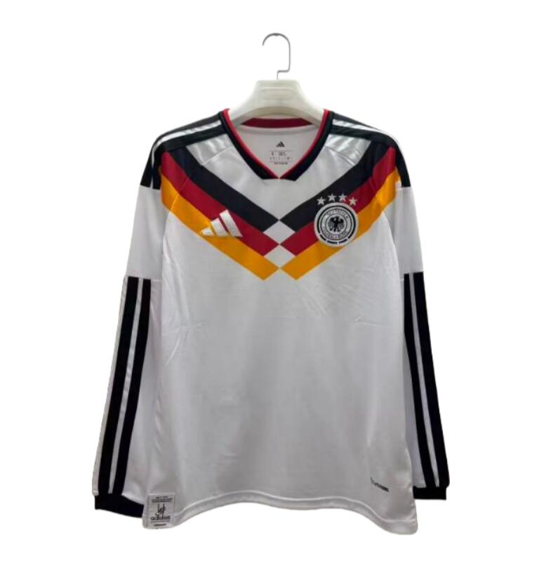 26-27 long sleeves Germany Home soccer jersey -Fans Version: Ajax 24-25 Home Stadium Jersey - Fans Version : Adidas luxuryfootballshirts.com: https://www.luxuryfootballshirts.com/