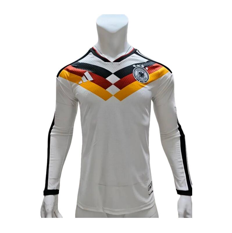 26-27 Germany Home Long soccer jersey- Player Version: Ajax 24-25 Home Stadium Jersey - Fans Version : Adidas luxuryfootballshirts.com: https://www.luxuryfootballshirts.com/