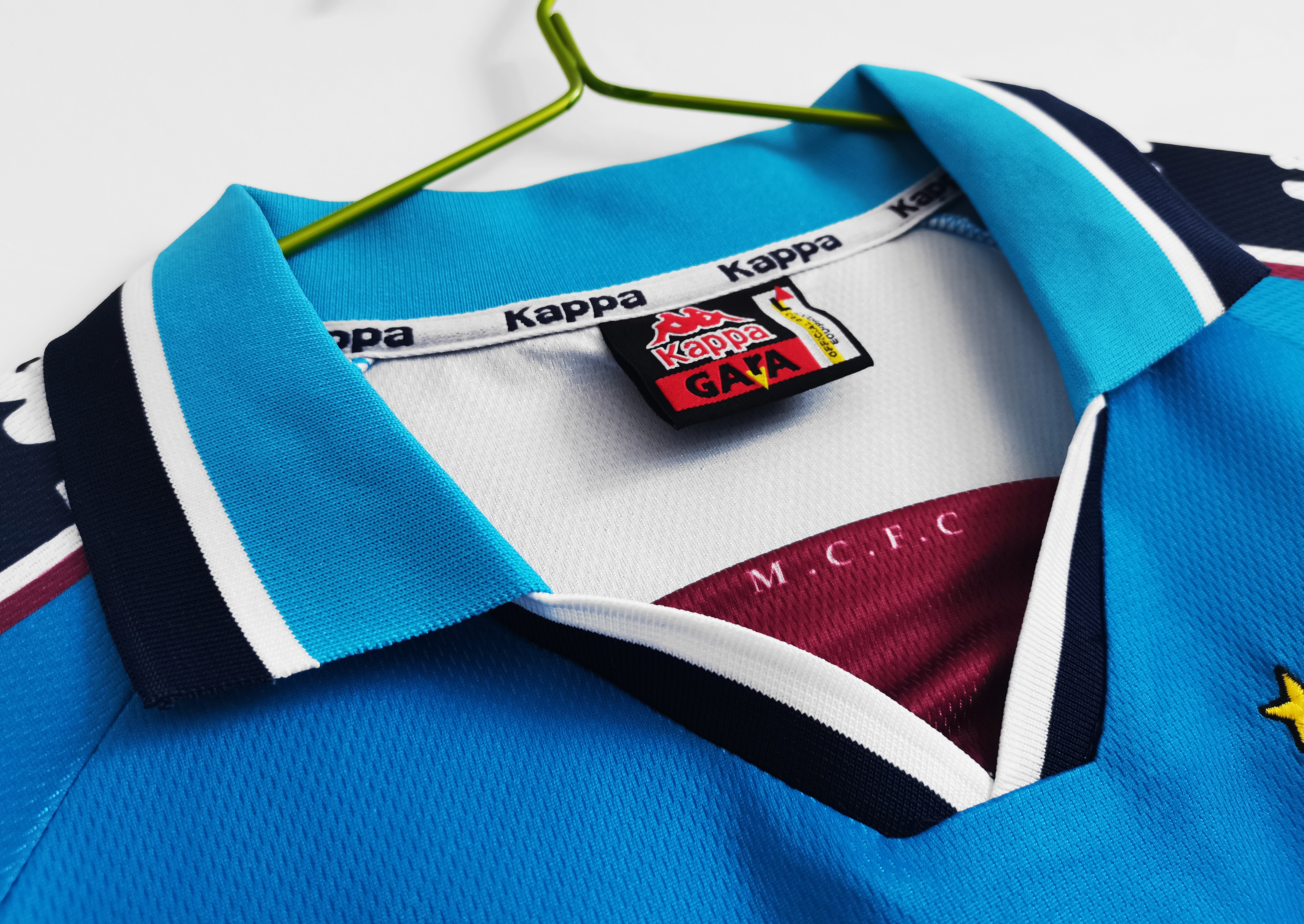 SIUjerseys-Retro Manchester City 1997-98 Home Stadium Jersey