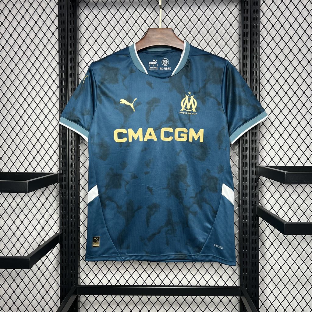 ManixJersey.com | Marseille 24-25 Away Jersey - Fans Version -Customize Name, Number and Patch | Worldwide Shipping