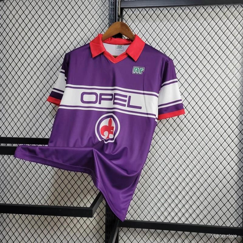 ManixJersey.com | Retro Fiorentina 1984-85 Home Stadium Jersey -Customize Name, Number and Patch | Worldwide Shipping