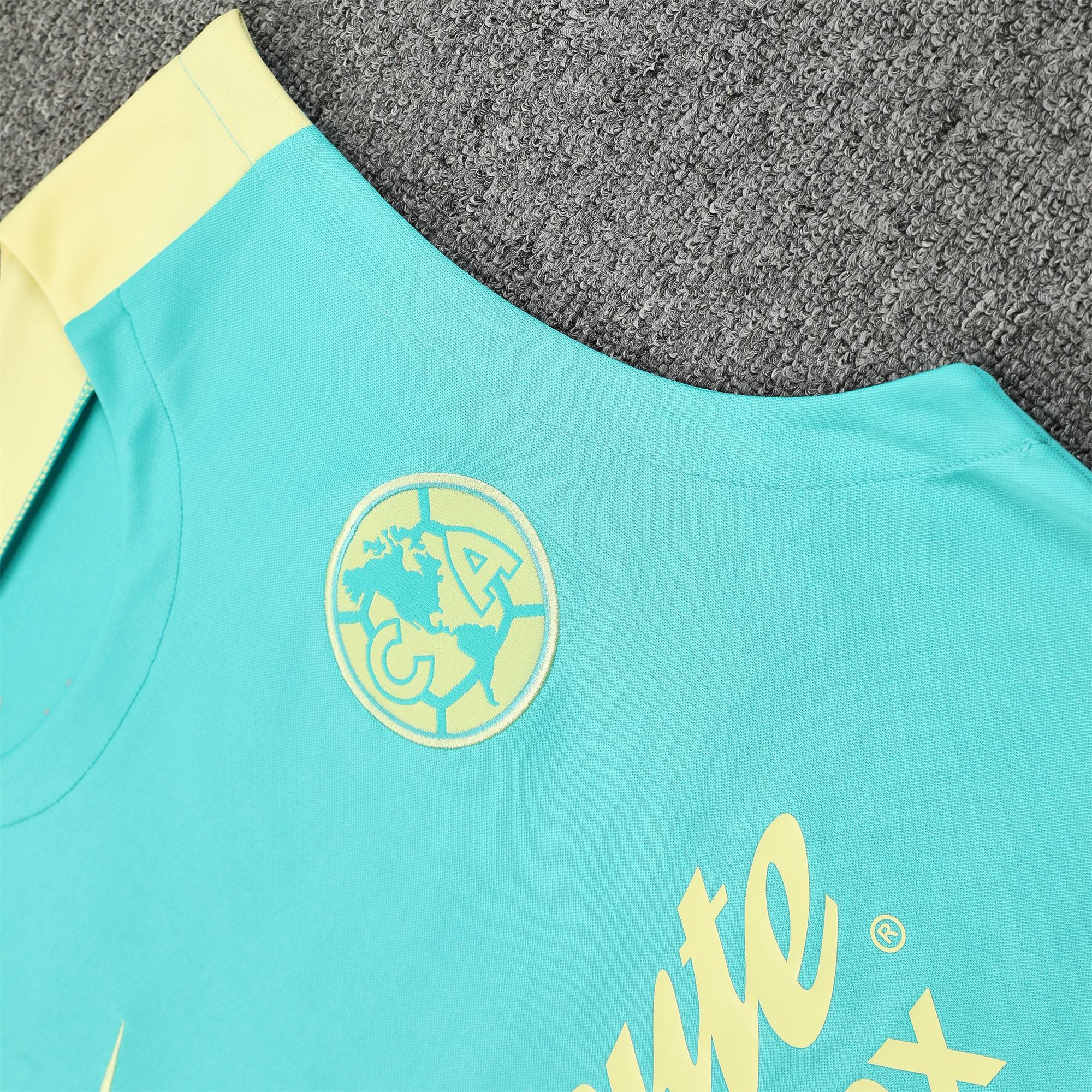 ManixJersey.com | Club América 24-25 Vest Training Set - Light Green Vest & Grey Shorts -Customize Name, Number and Patch | Worldwide Shipping