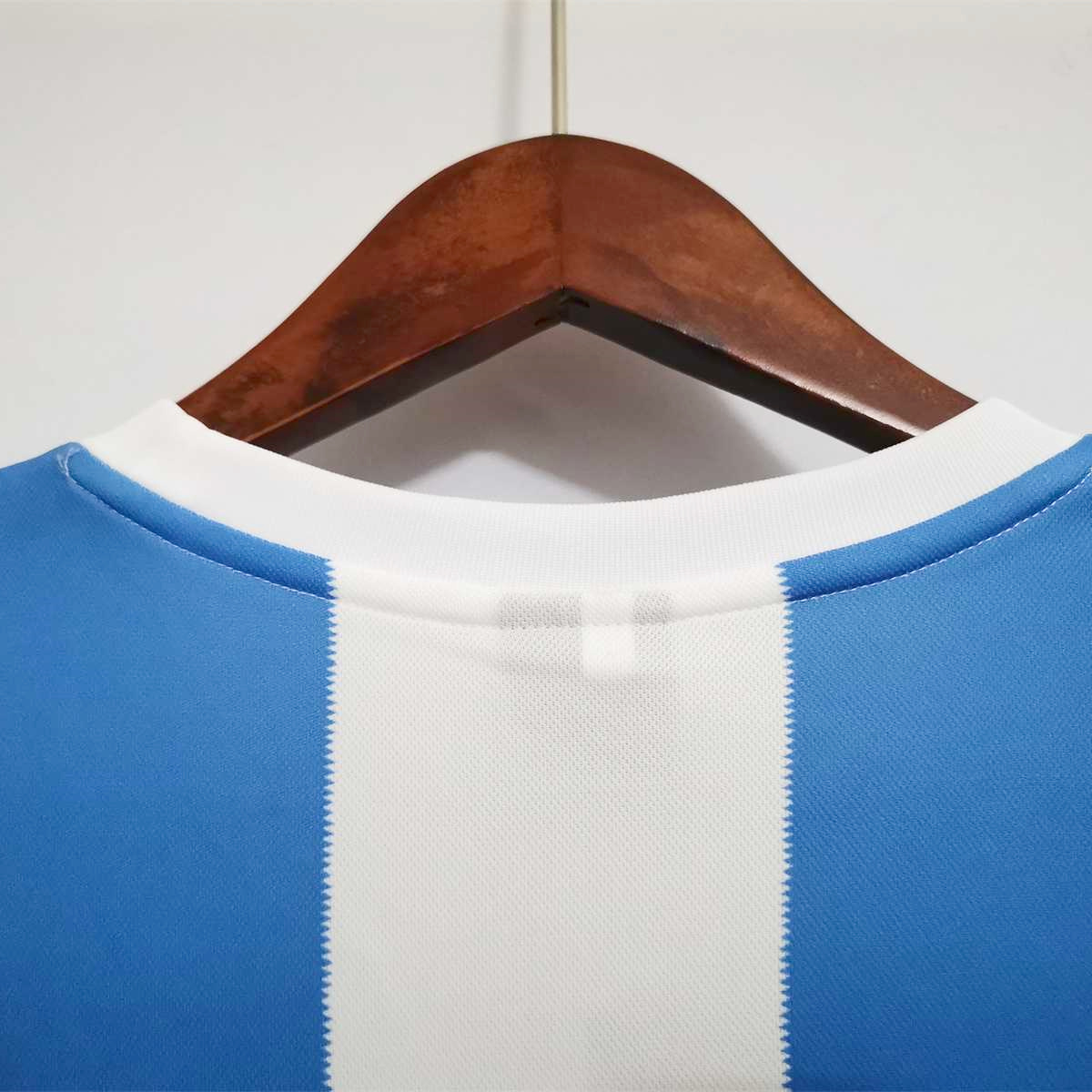 SIUjerseys-Retro Argentina 1986 Home Stadium Long Sleeve Jersey