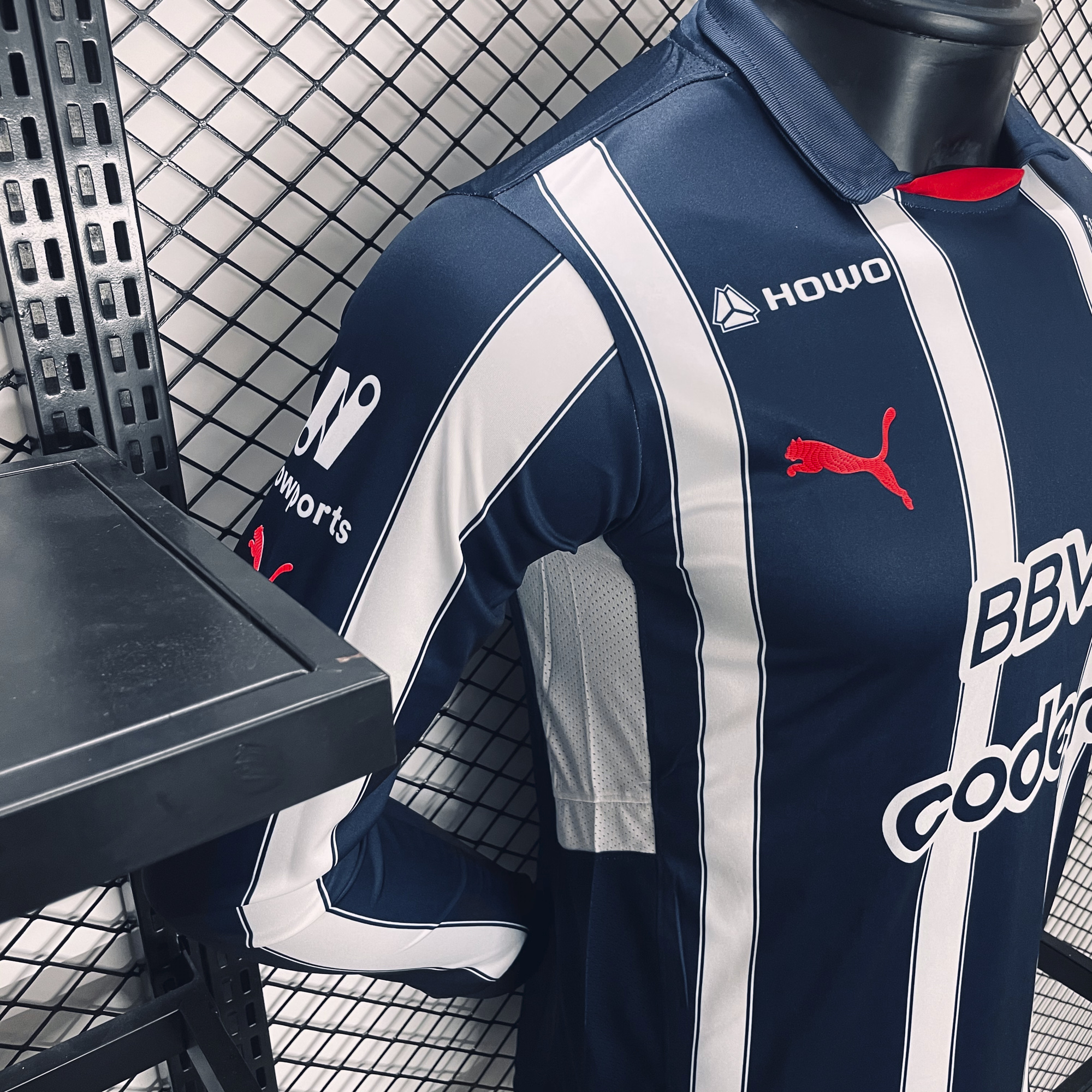 unitedfutballjersey-Rayados Monterrey 24-25 Home Long Sleeves Jersey - Player Version
