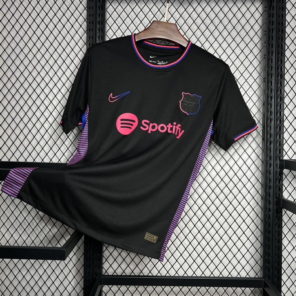 ManixJersey.com | Barcelona 24-25 Black Pink Speical Jersey - Fans Version -Customize Name, Number and Patch | Worldwide Shipping