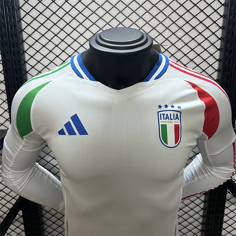 SIUjerseys-Italy 2024 Away Stadium Long Sleeve Jersey - Player Version
