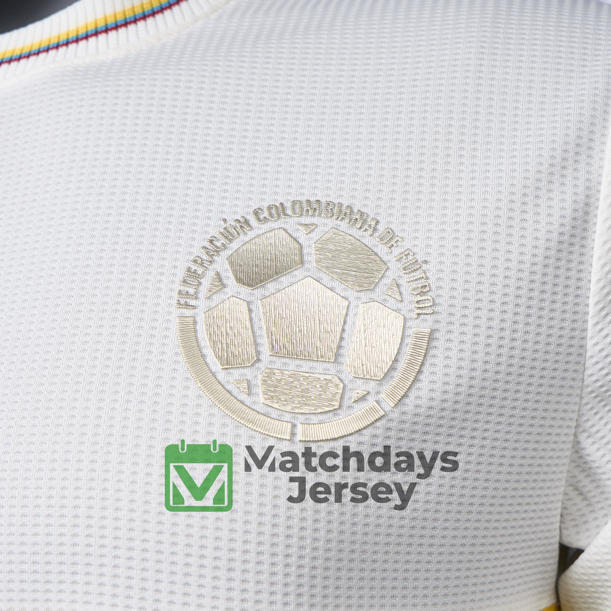 Funinjersey-Colombia 2024 100th Anniversary Long Sleeve Jersey - Player Version