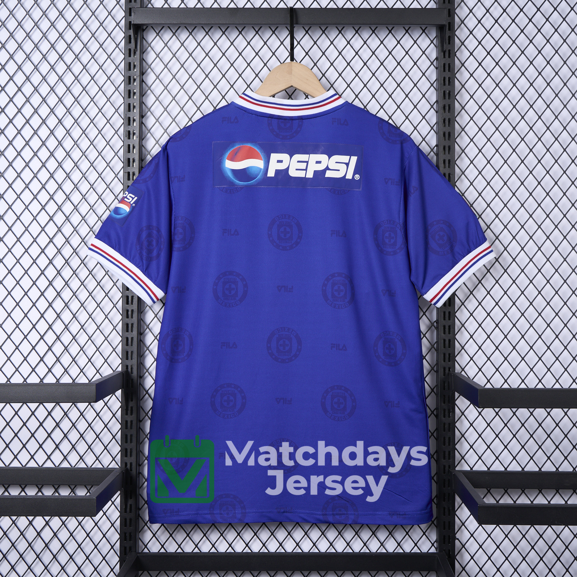 GlobeJersey-Retro Cruz Azul 1998-99 Home Stadium Jersey - Fans Version