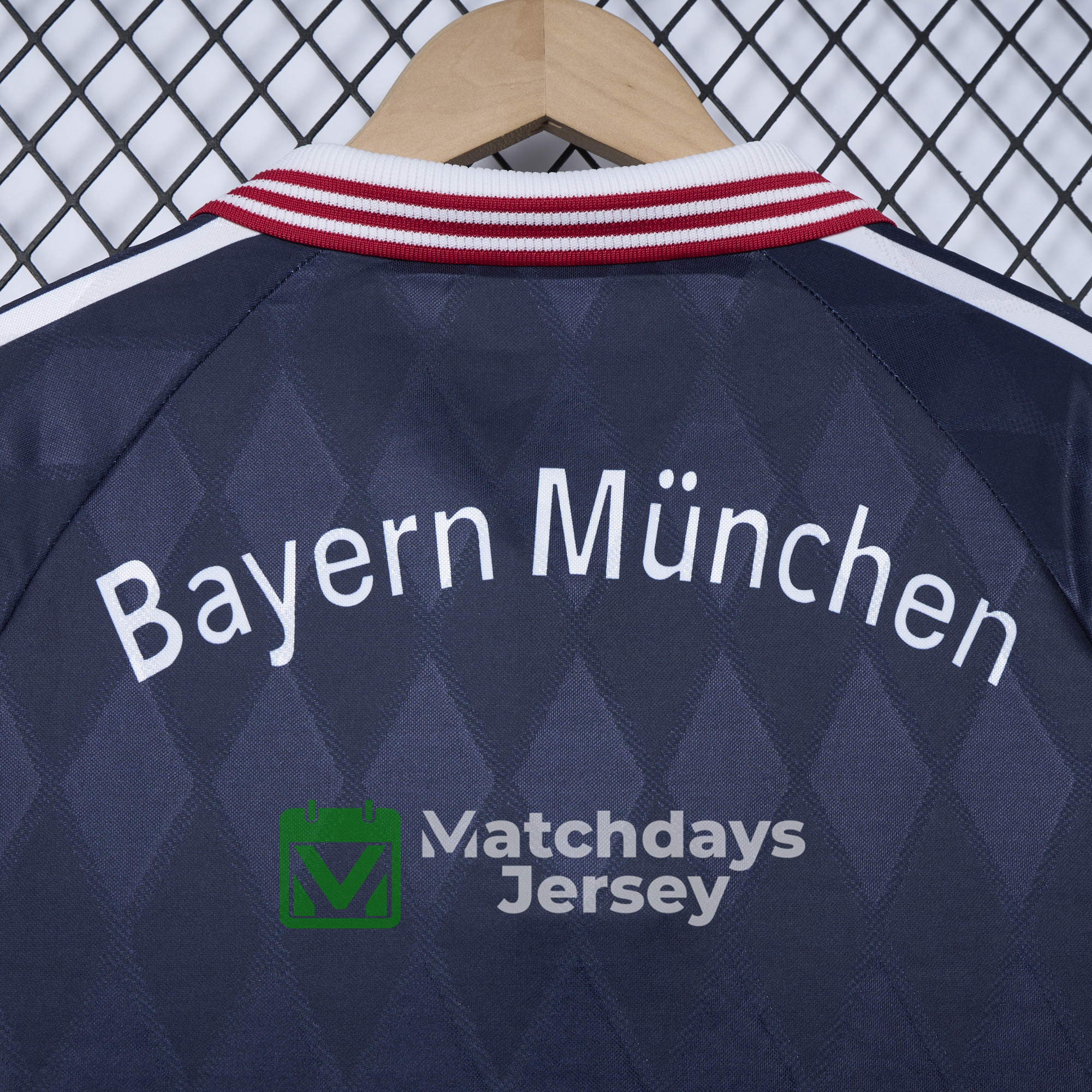 GlobeJersey-Retro Bayern Munich 1997-99 Home Long Jersey