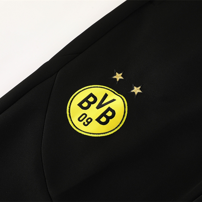 ManixJersey.com | Dortmund 24-25 Jacket Training Tracksuit - Black and Yellow -Customize Name, Number and Patch | Worldwide Shipping