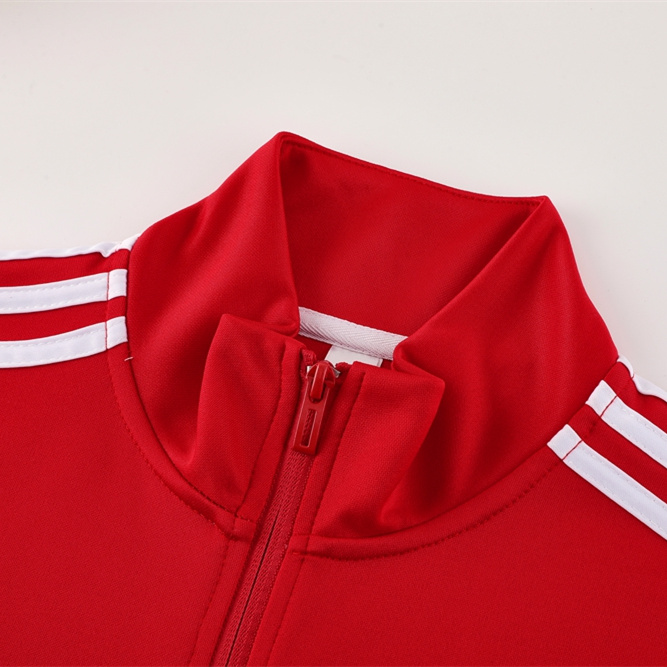 ManixJersey.com | Manchester United 24-25 Jacket Training Tracksuit - Red Top and Black Pants -Customize Name, Number and Patch | Worldwide Shipping