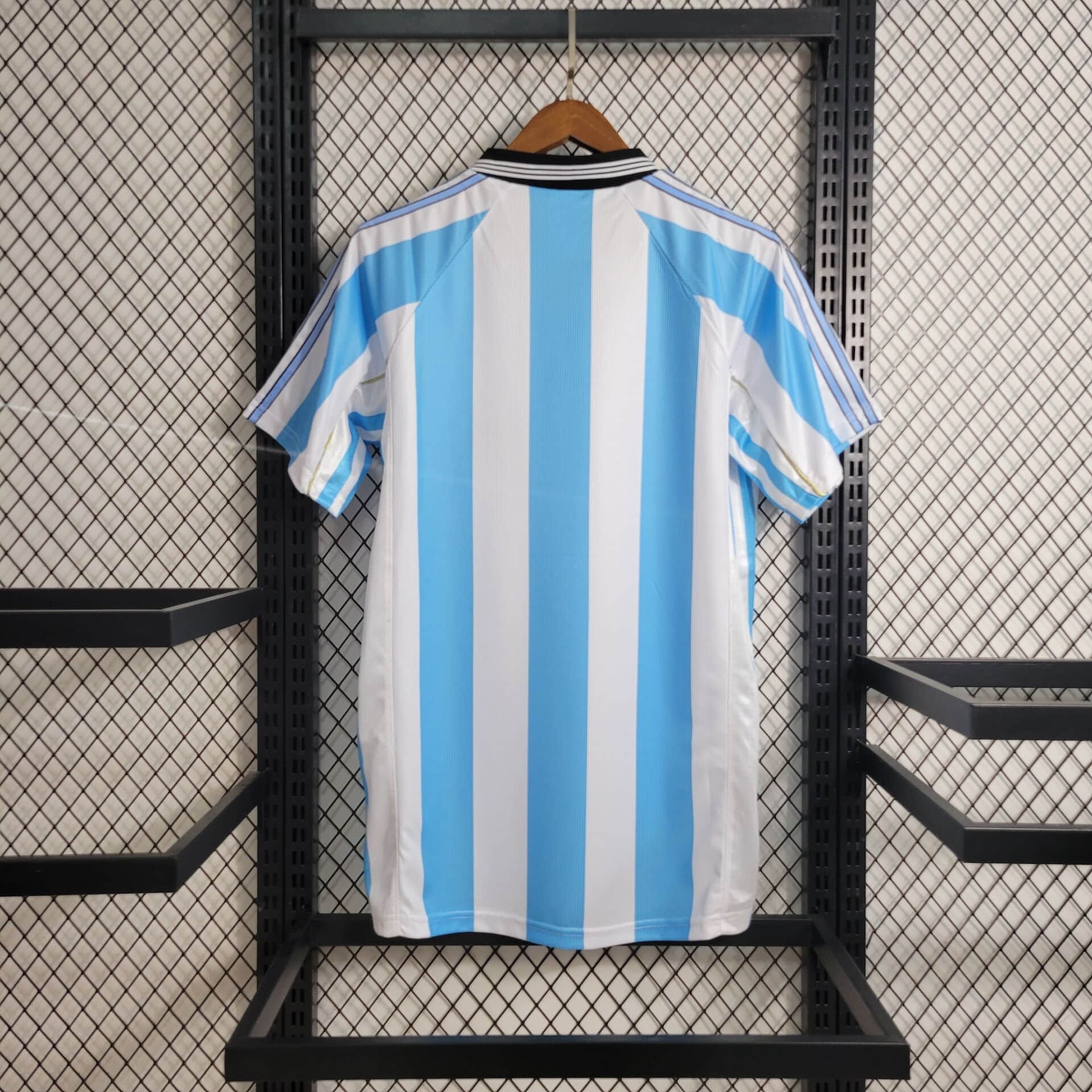 ManixJersey.com | Retro Argentina 1998 Home Stadium Jersey -Customize Name, Number and Patch | Worldwide Shipping