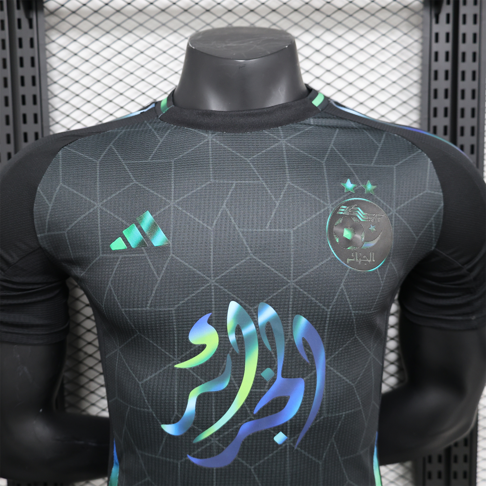 ManixJersey.com | Algeria 2024-25 Black Special Edition Jersey - Player Version -Customize Name, Number and Patch | Worldwide Shipping