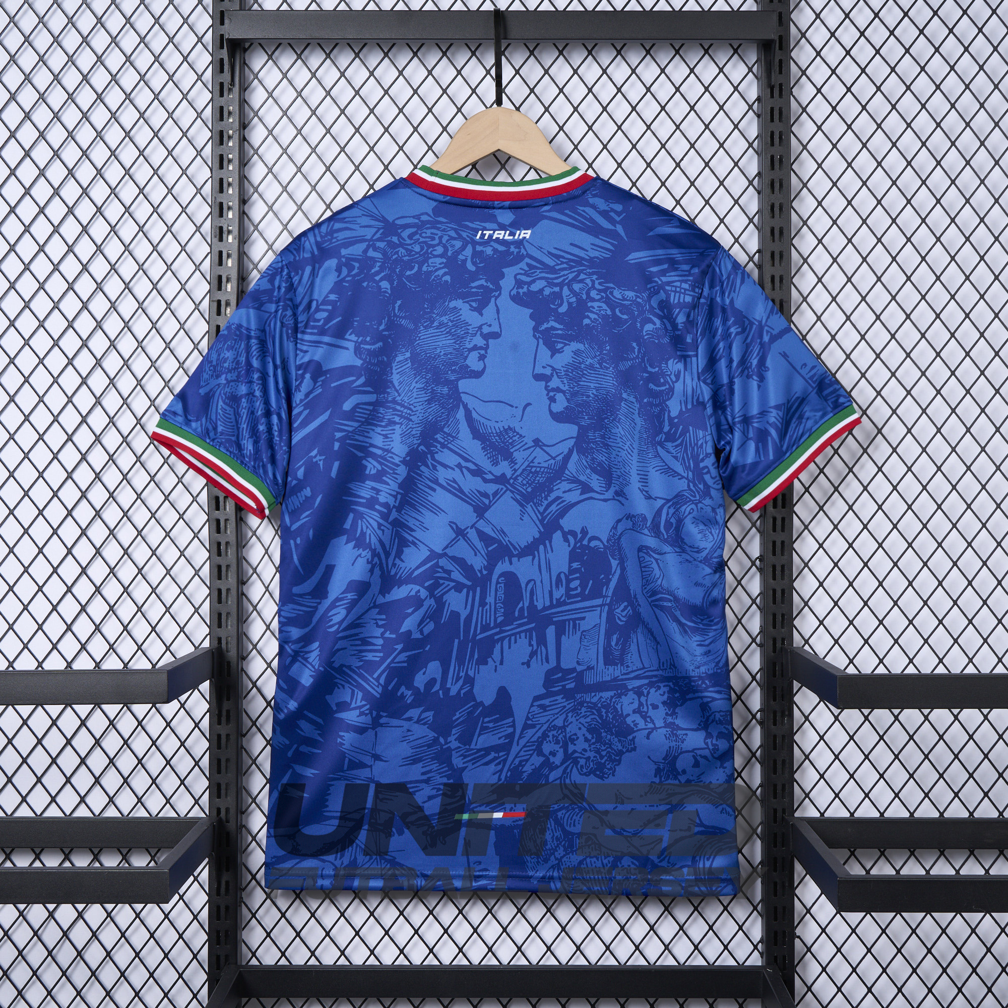 unitedfutballjersey-Italy 2024 Blue Special Edition Jersey - Fans Version