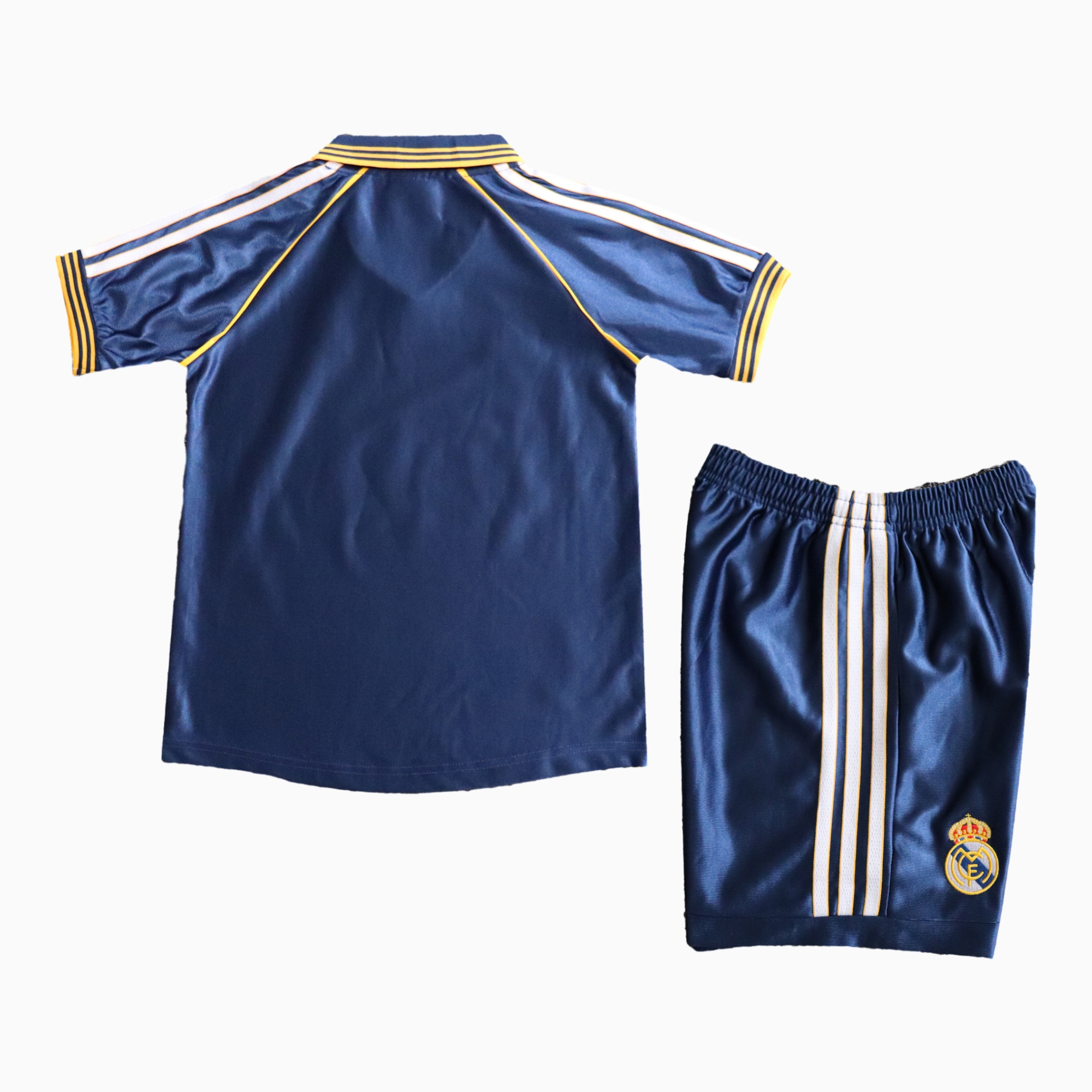 ManixJersey.com | Retro Real Madrid 1998-00 Third Kids Kit -Customize Name, Number and Patch | Worldwide Shipping