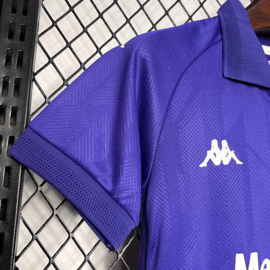 ManixJersey.com | Fiorentina 24-25 Home Stadium Kids Kit -Customize Name, Number and Patch | Worldwide Shipping