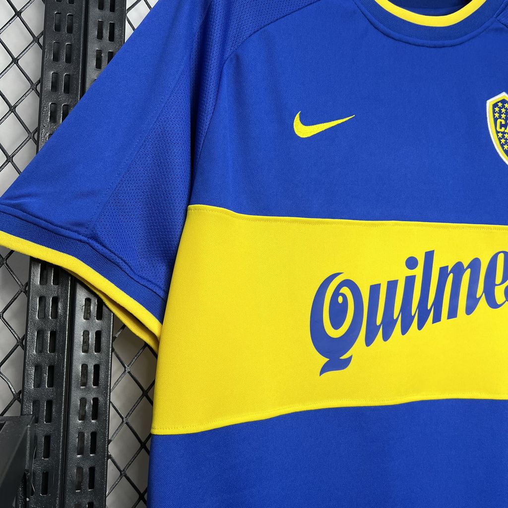 ManixJersey.com | Retro Boca Juniors 2000-01 Home Jersey -Customize Name, Number and Patch | Worldwide Shipping