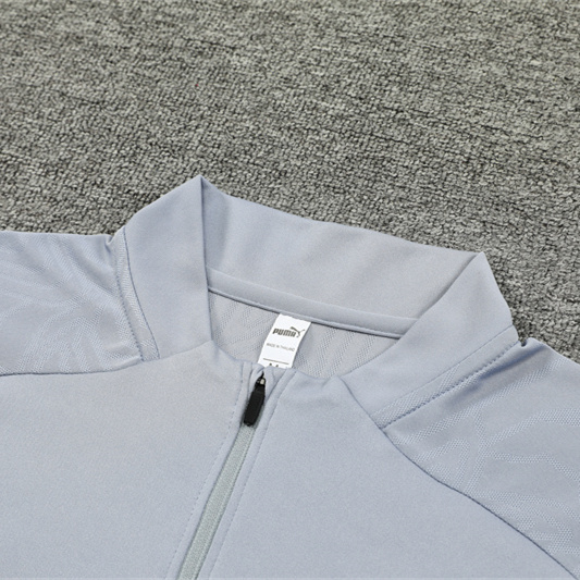 unitedfutballjersey-AC Milan 24-25 Kids Long Sleeve Training Set - Grey