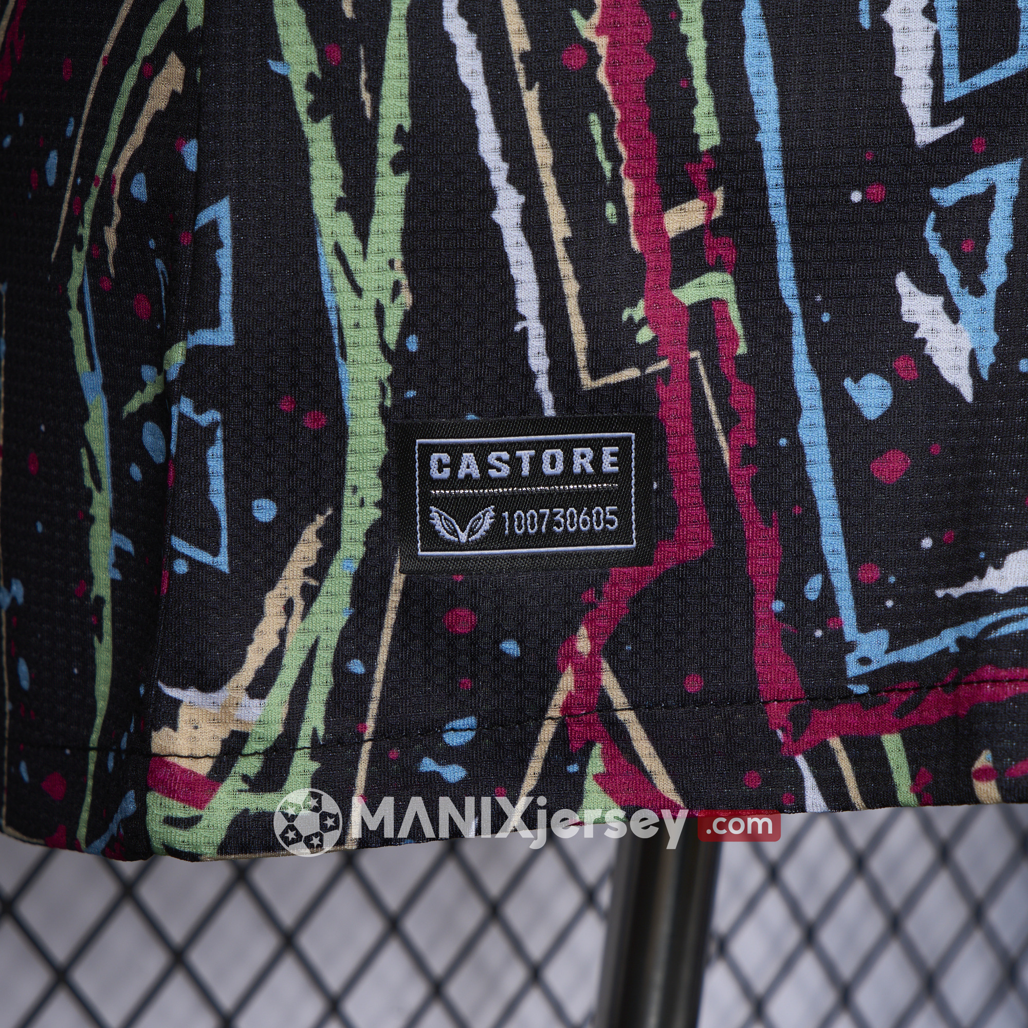 ManixJersey.com | Bayer 04 Leverkusen 24-25 Black Graffiti Special Edition Jersey - Player Version -Customize Name, Number and Patch | Worldwide Shipping