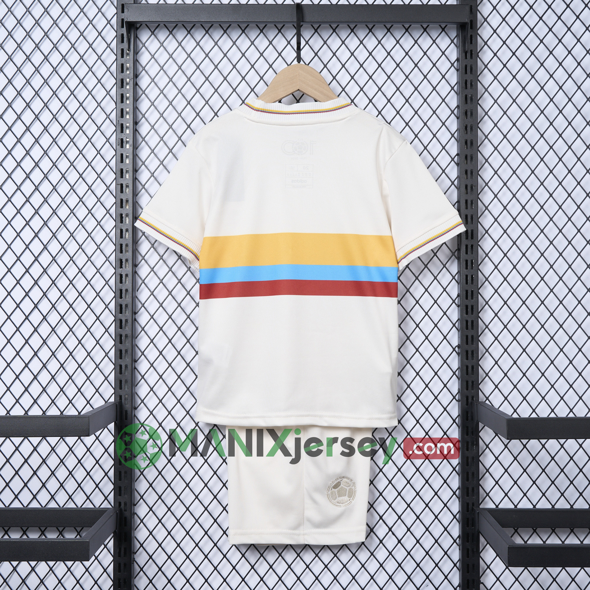 ManixJersey.com | Colombia 2024 100th Anniversary Kids Kit -Customize Name, Number and Patch | Worldwide Shipping