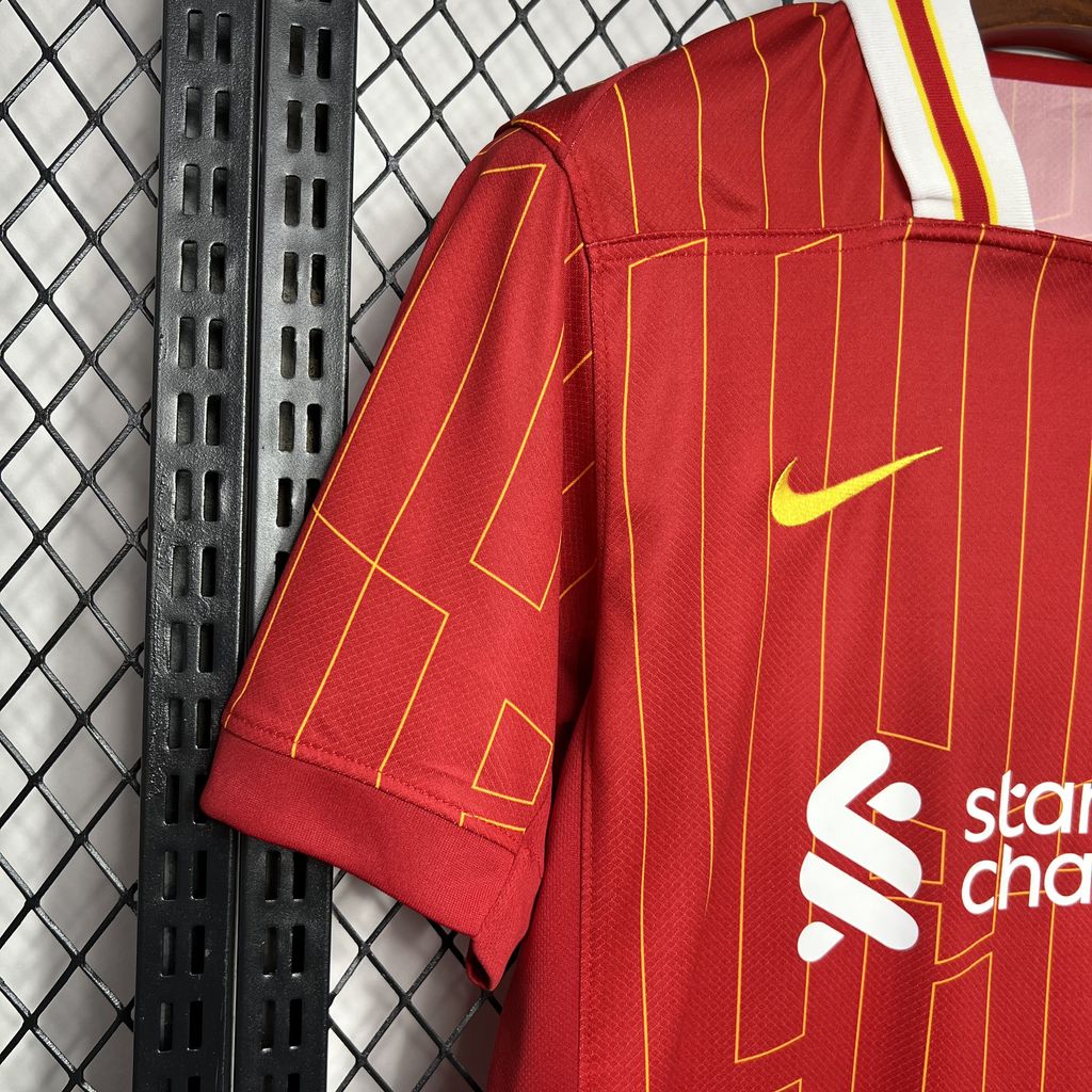 JerseysGala.com | Liver.pool 24-25 Home Stadium Jersey - Fans Version -Customize Name, Number and Patch | Worldwide Shipping
