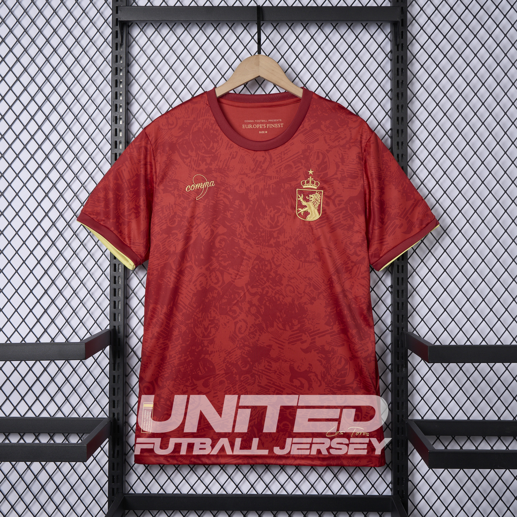 foot-Spain 2024-25 COMMA Red Special Edition Jersey - Fans Version