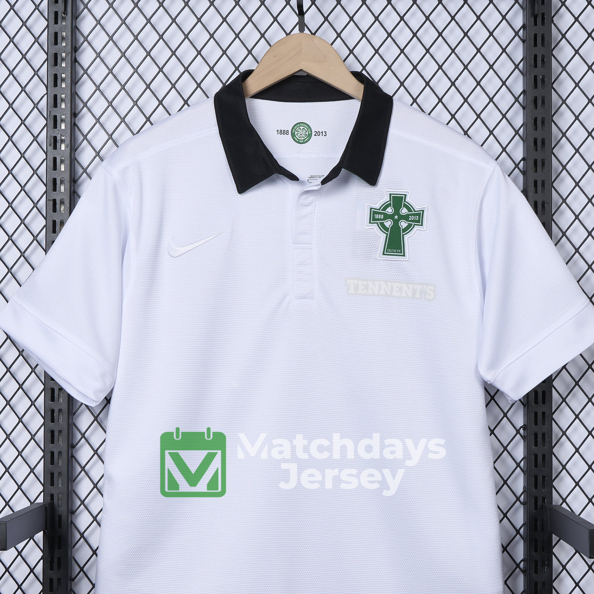 GlobeJersey-Retro Celtic 2012-13 Third 125th Anniversary White POLO Shirt