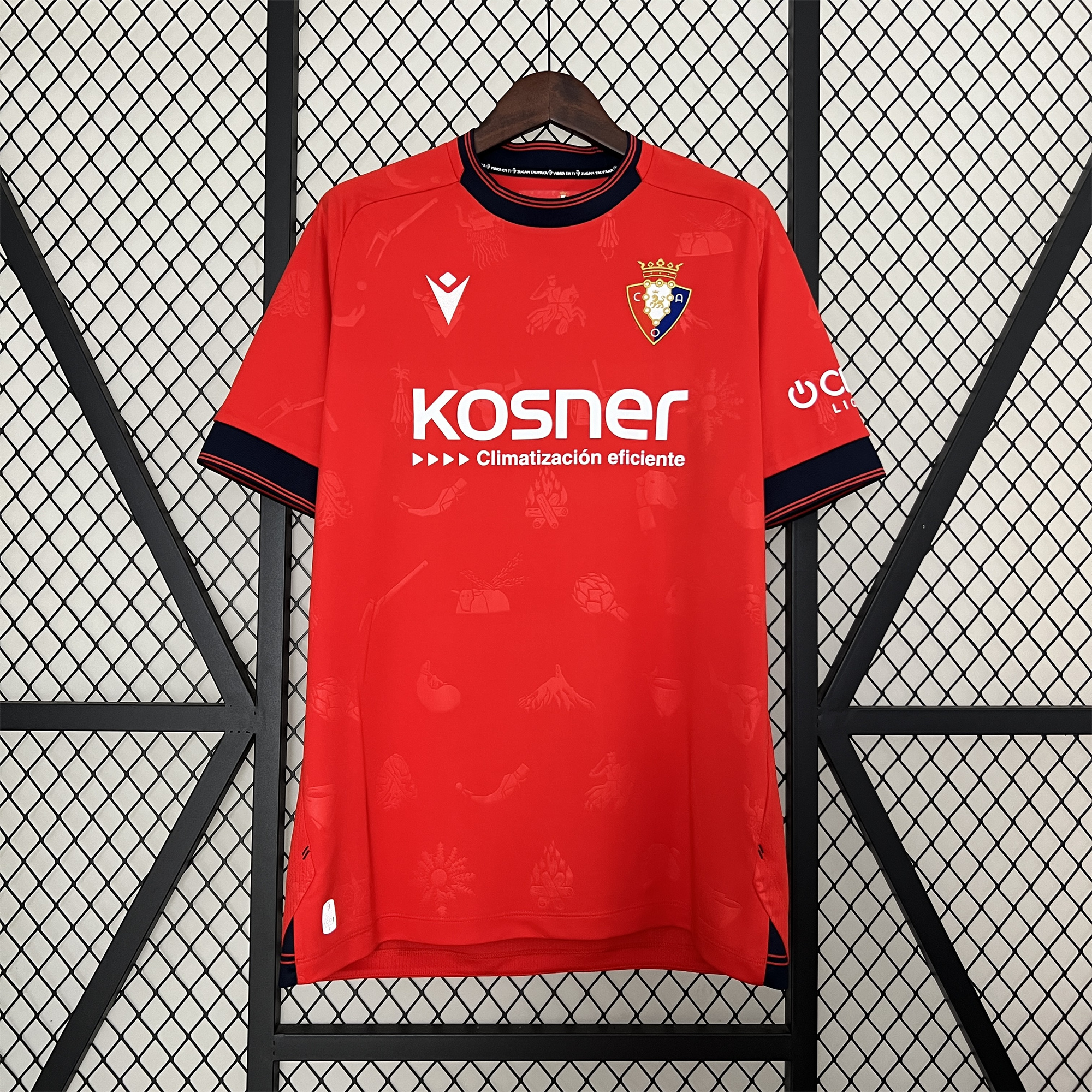 ManixJersey.com | Osasuna 24-25 Home Stadium Jersey - Fans Version -Customize Name, Number and Patch | Worldwide Shipping