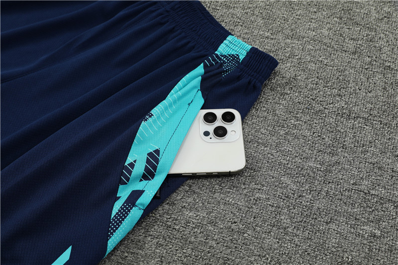 ManixJersey.com | Arsenal 24-25 Short-Sleeve Training Kids Kit - Deep Blue -Customize Name, Number and Patch | Worldwide Shipping