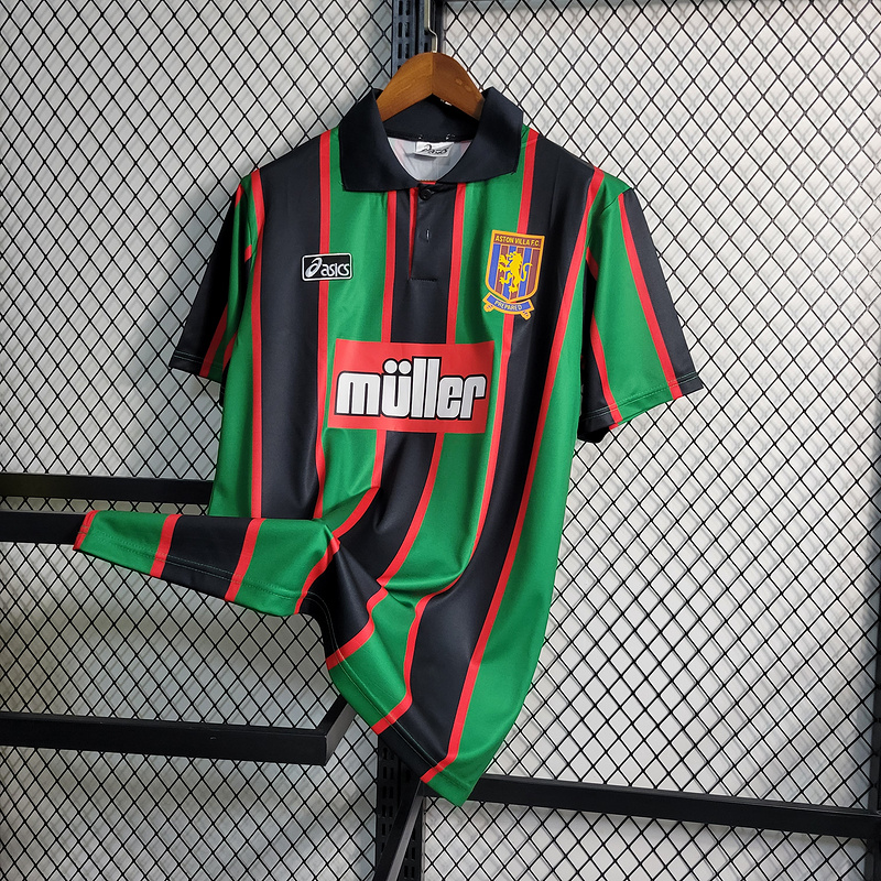 JerseysGala.com | Retro Aston Villa 1993-95 Away Jersey -Customize Name, Number and Patch | Worldwide Shipping