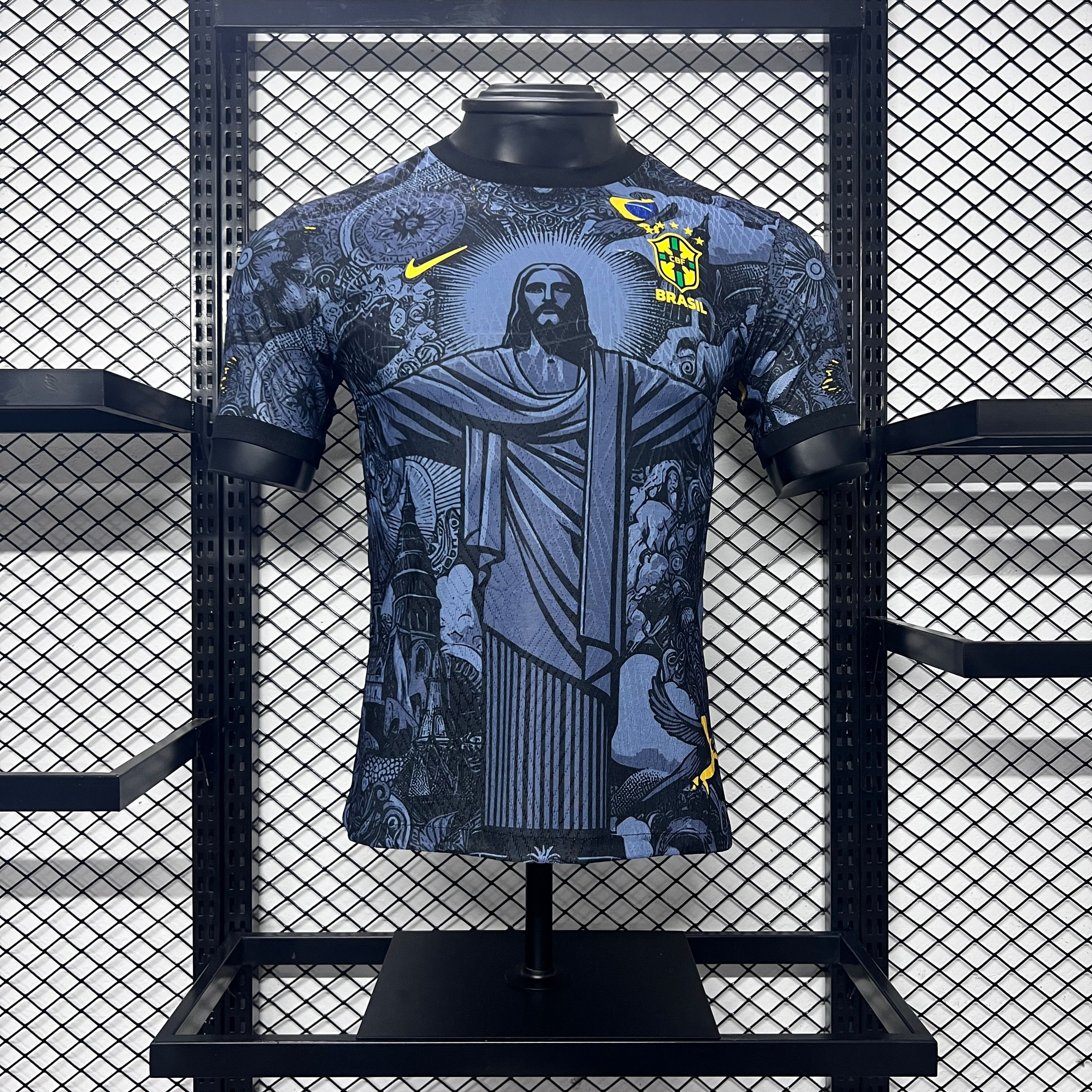 SIUjerseys-Brazil 2024 Christ the Redeemer Statue Special Edition Jersey - Player Version