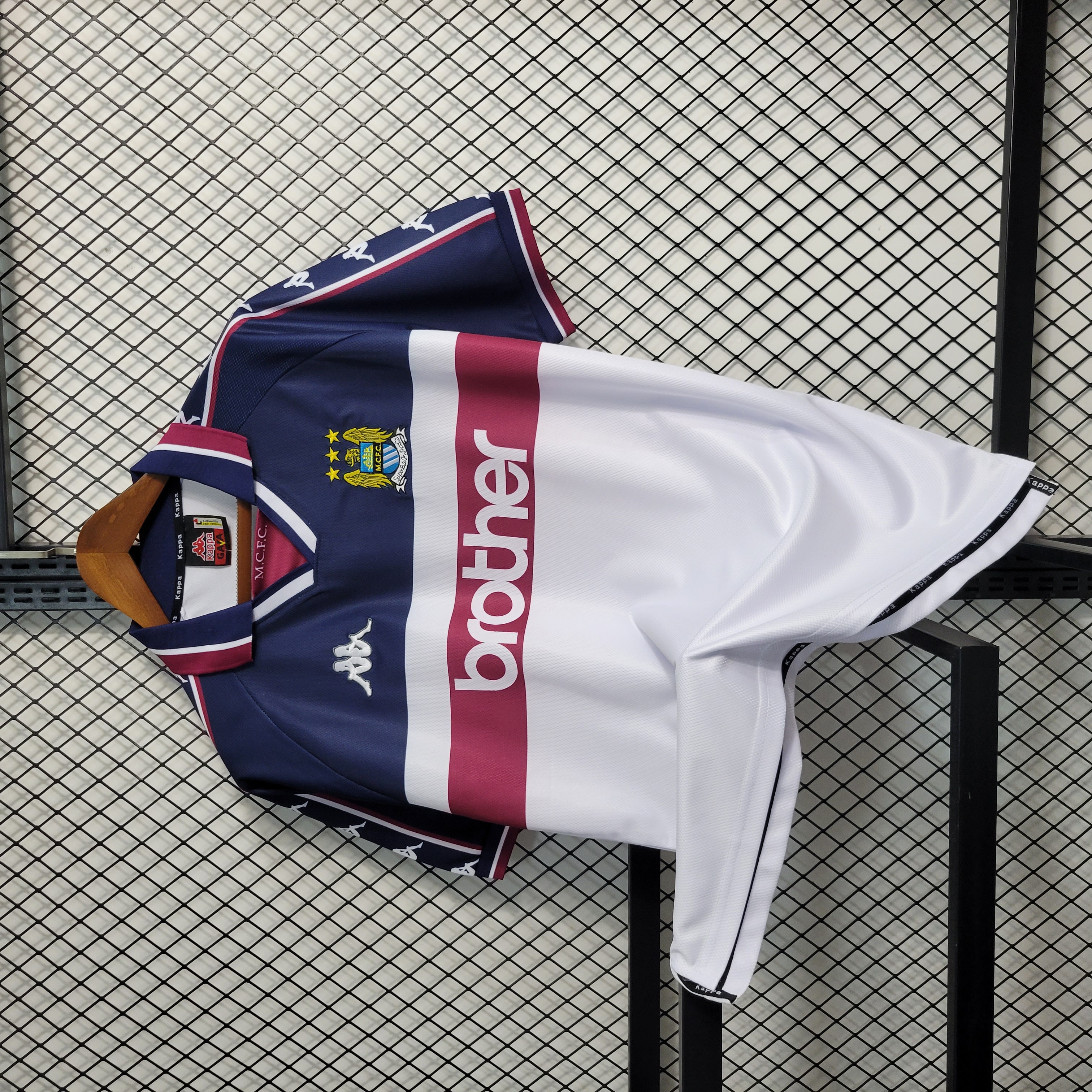 SIUjerseys-Retro Manchester City 1997-98 Away Stadium Jersey