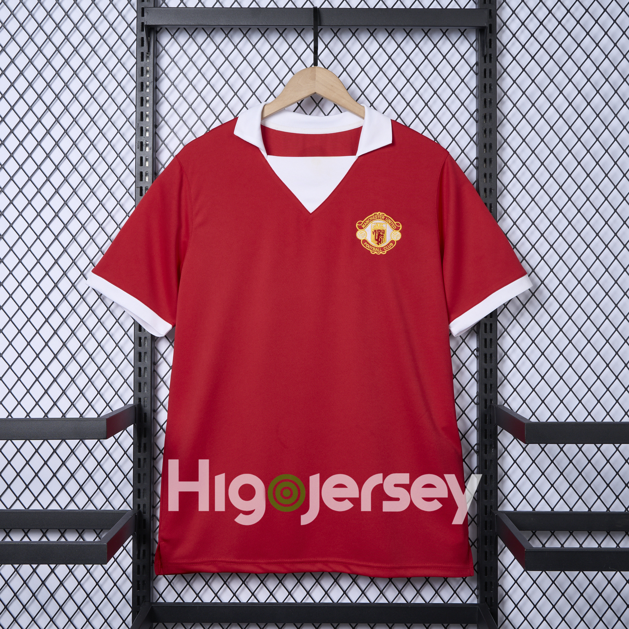 Higojerseys-Retro Manchester United 1972-73 Home Jersey
