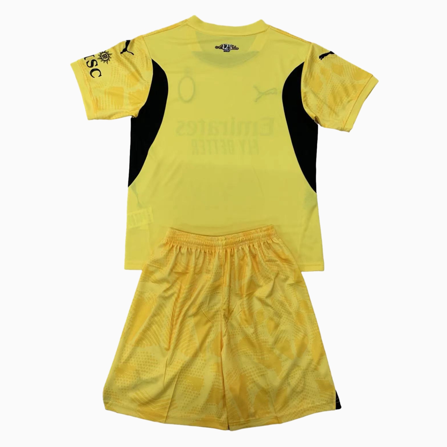 SIUjerseys-AC Milan 24-25 Yellow Goalkeeper Men's Adult Jersey Set - Fans Version