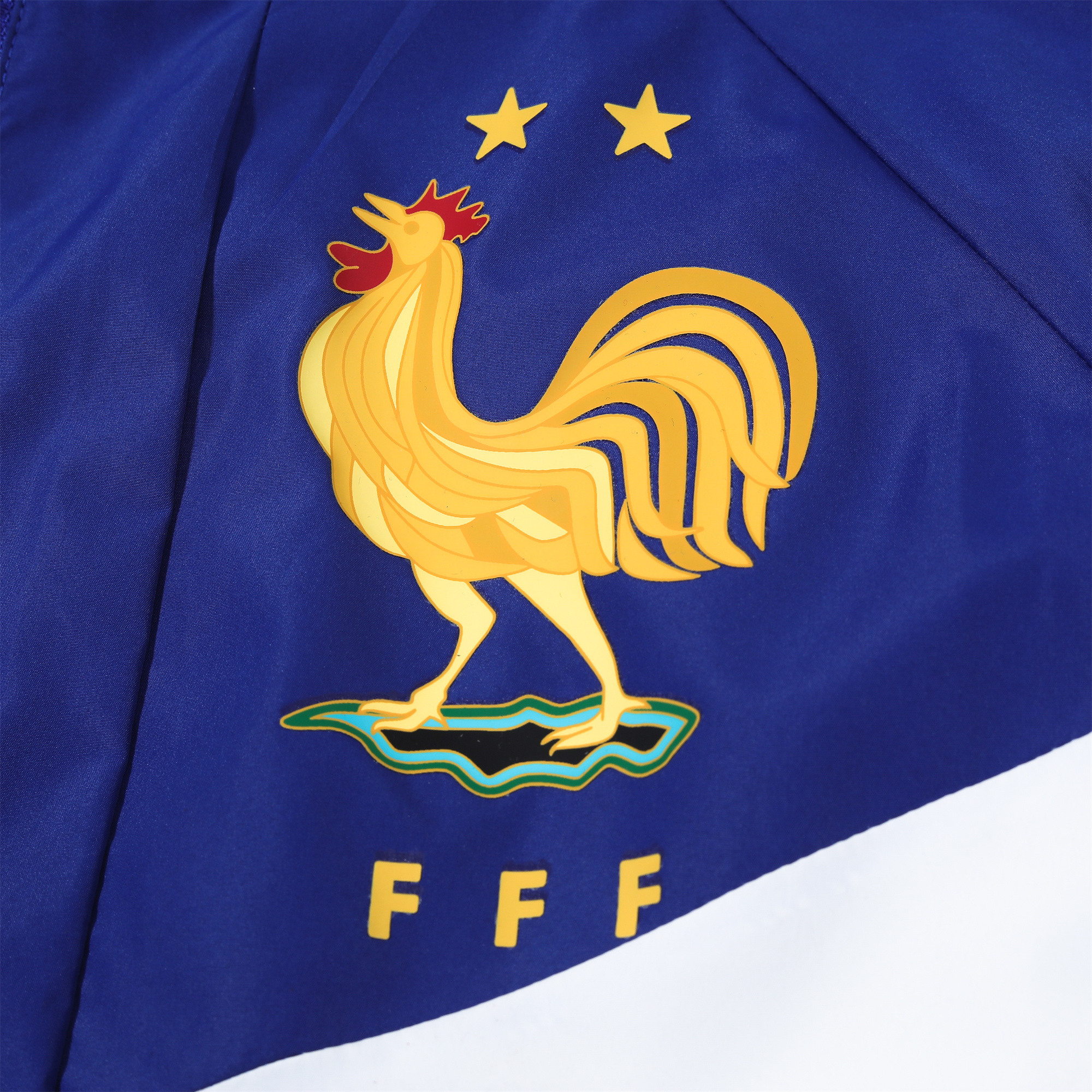 ManixJersey.com | France 2024 National Team Anthem Blue Hooded Windbreaker - Player Version -Customize Name, Number and Patch | Worldwide Shipping